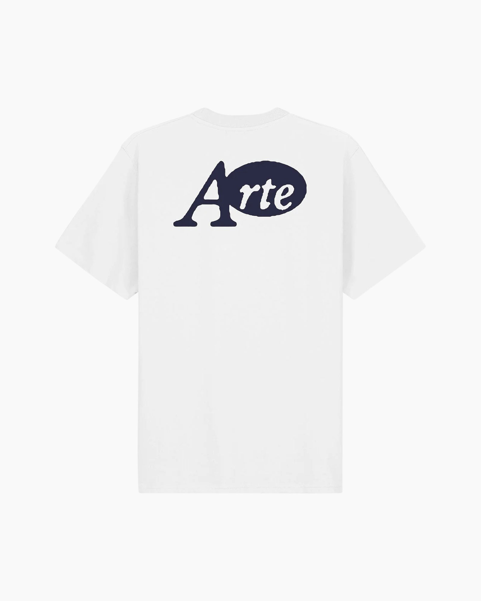t-shirt, wit, logo, korte mouw, witte