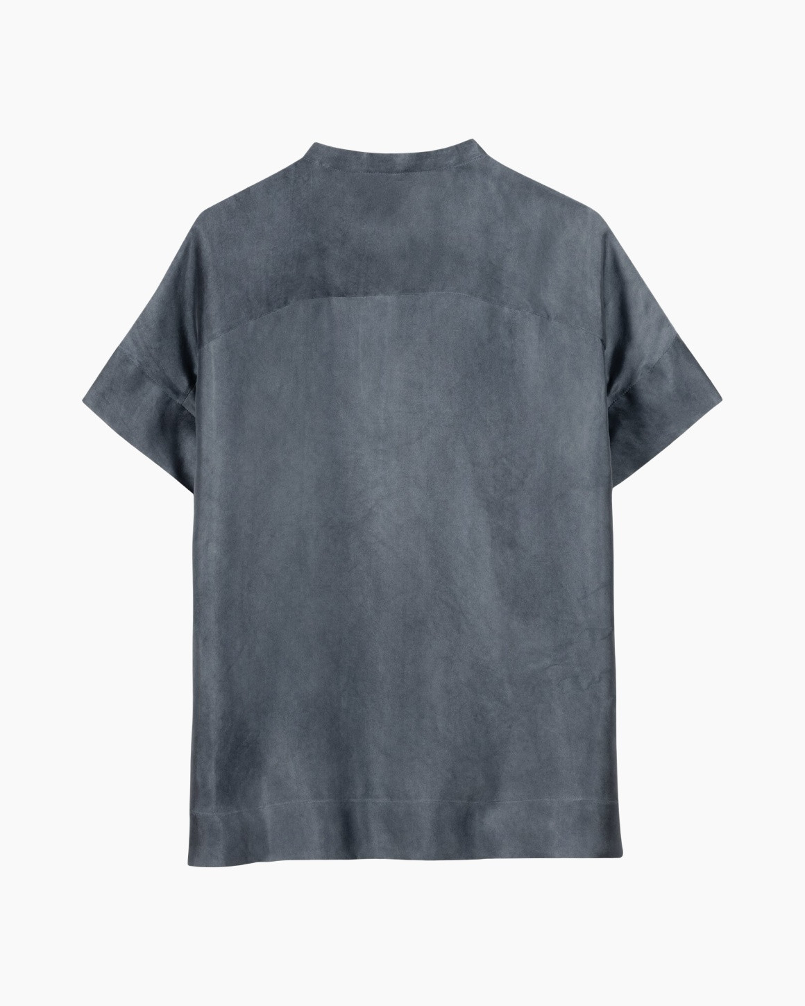 t-shirt, korte mouw, effen, grijs,  katoen