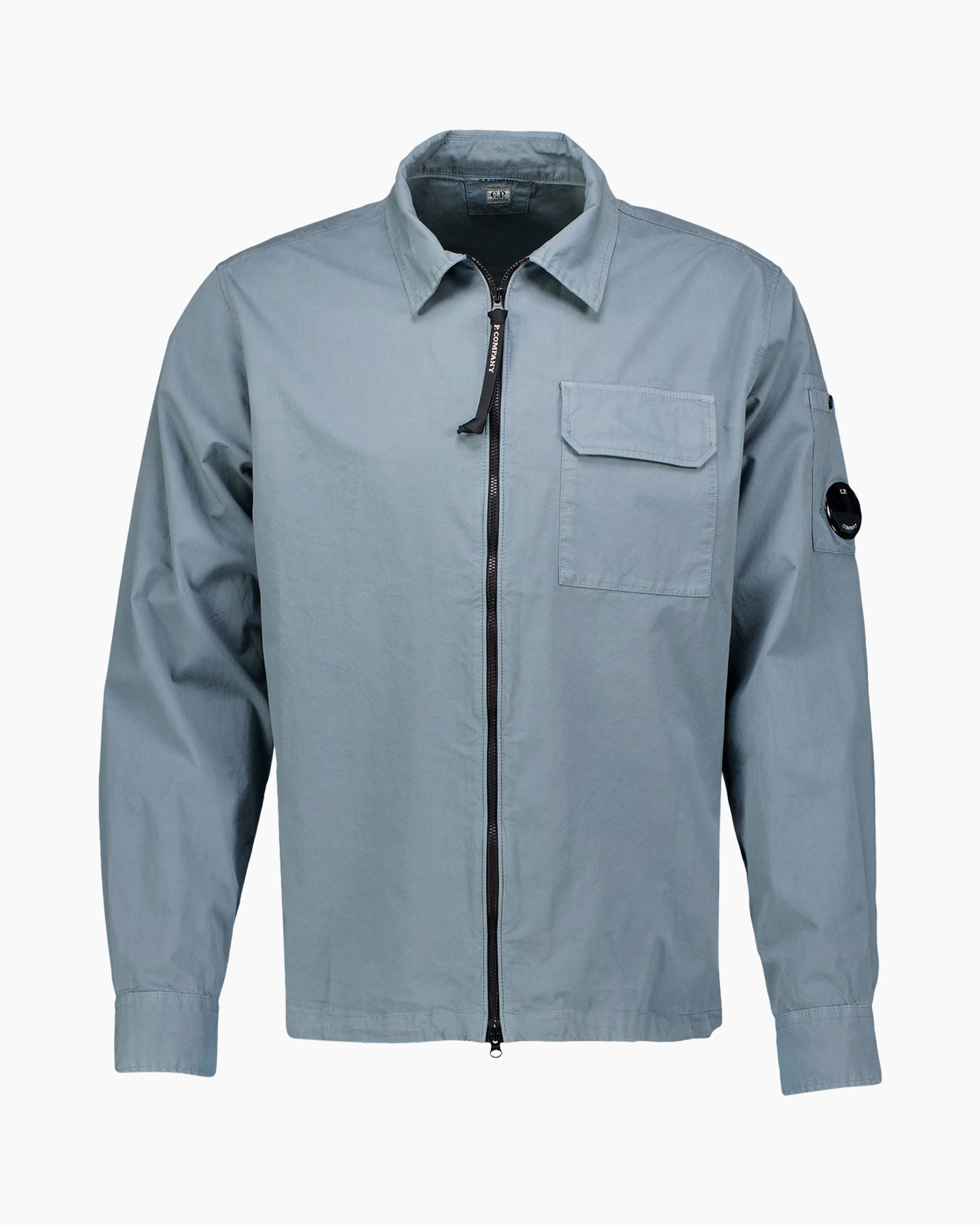 Overshirt Gabardine Grijs