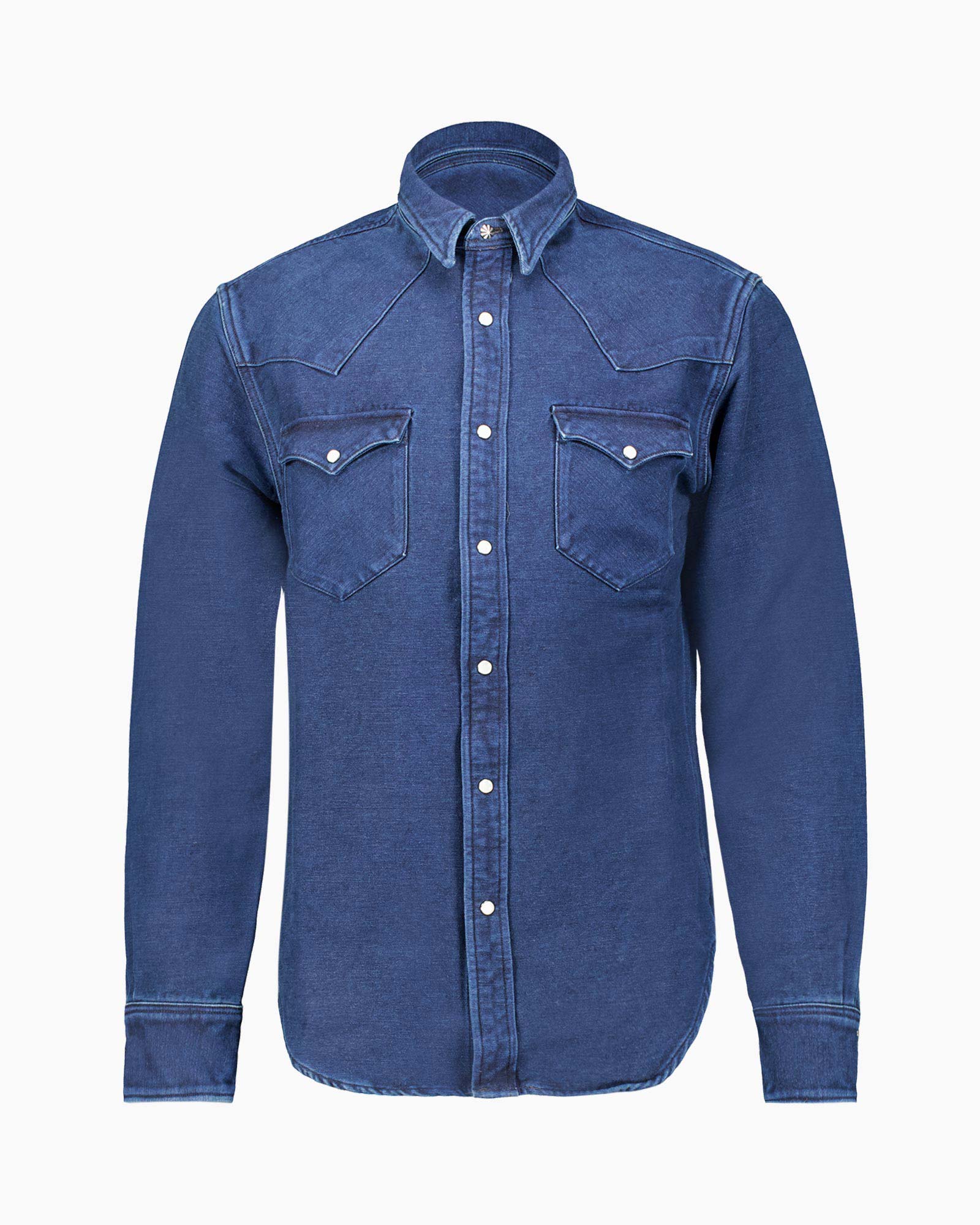 Overhemd Buffalo West Long Sleeve Blauw