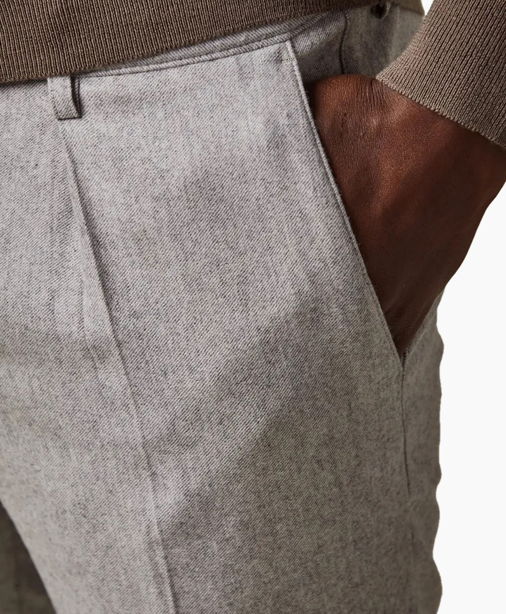Short Trouser 842 Sportcrd L.grey Licht Grijs