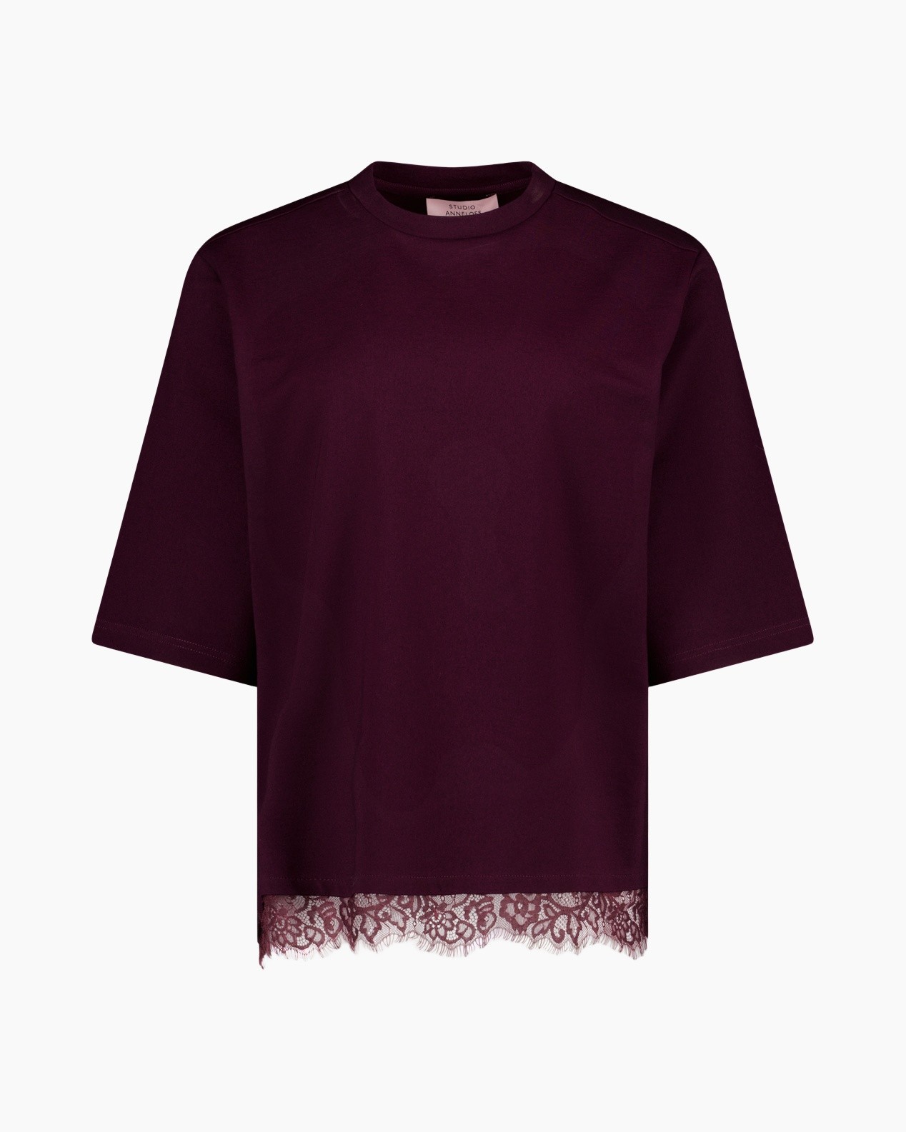 blouse, top, rand, bord, kraagloze mouwen