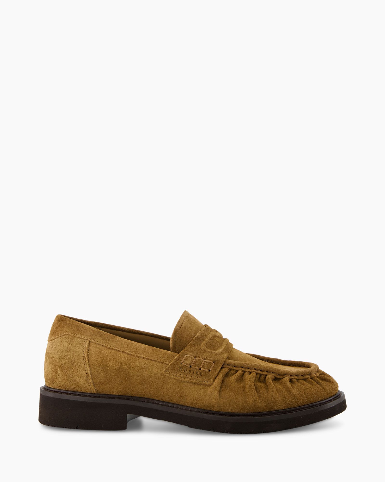 loafer, mocassin, suede, bruin, slip-on
