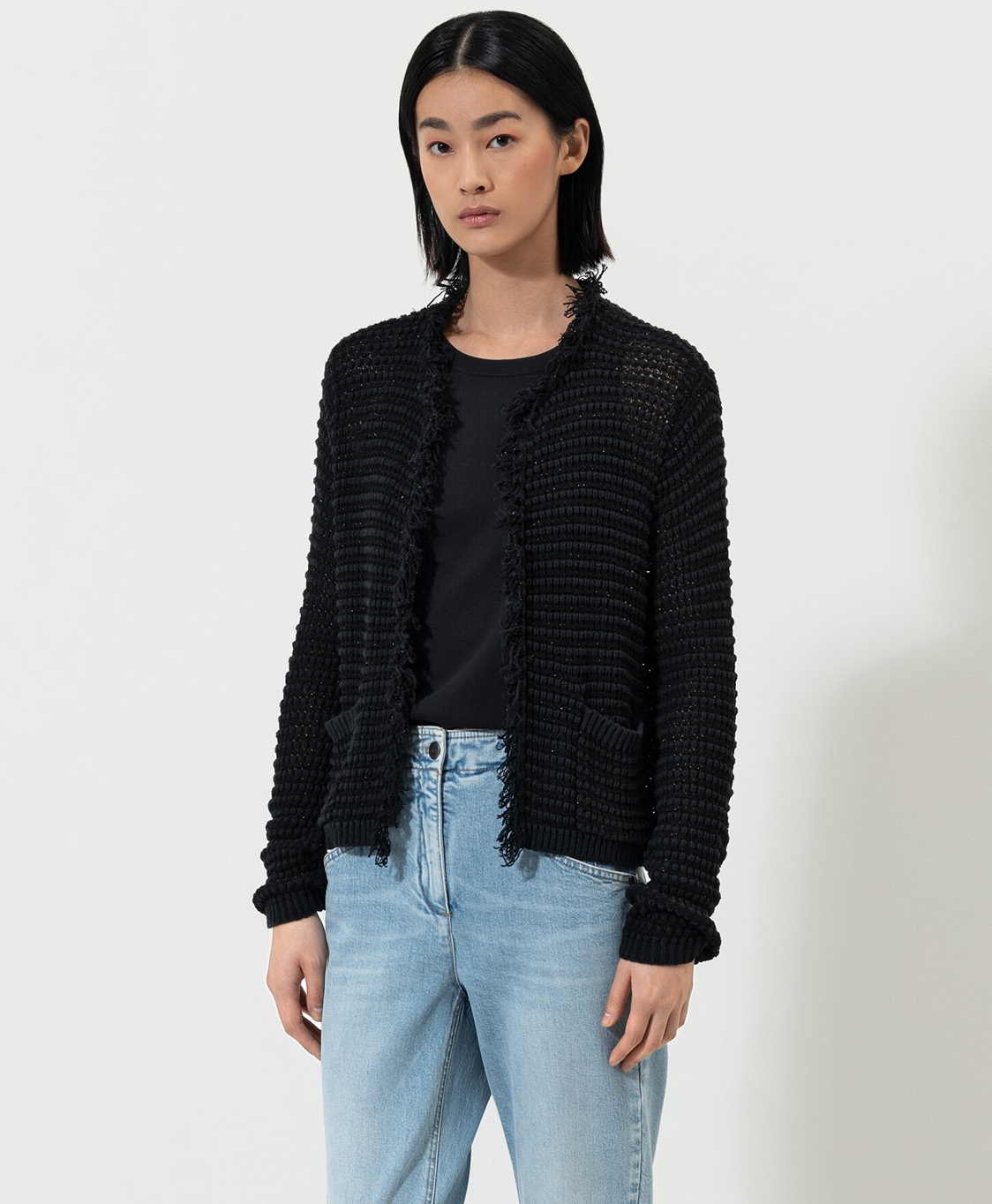 Luisa Cerano Pullover 478301/5325-0 Zwart dessin