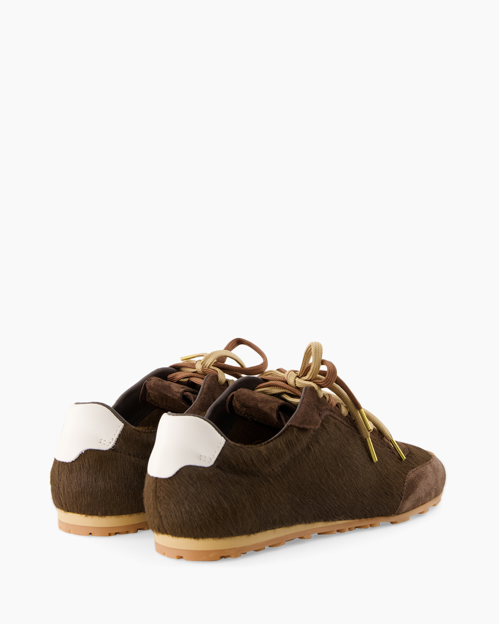 shoes, brown, sneakers, suede, laces