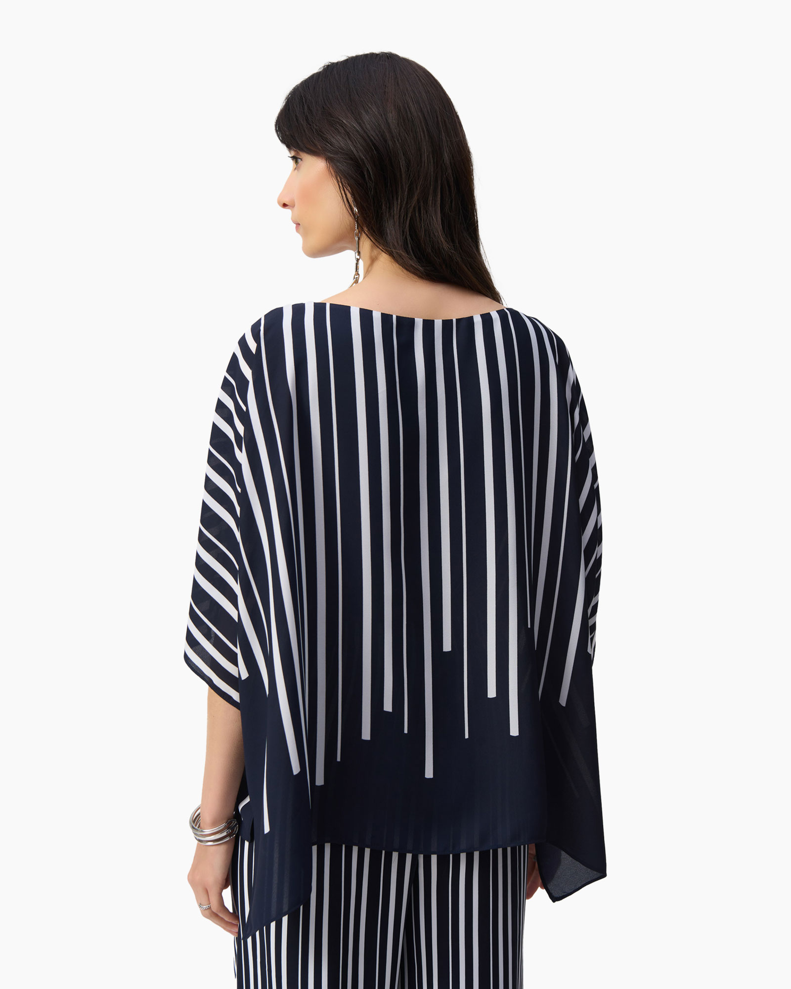 Top Print Donker Blauw