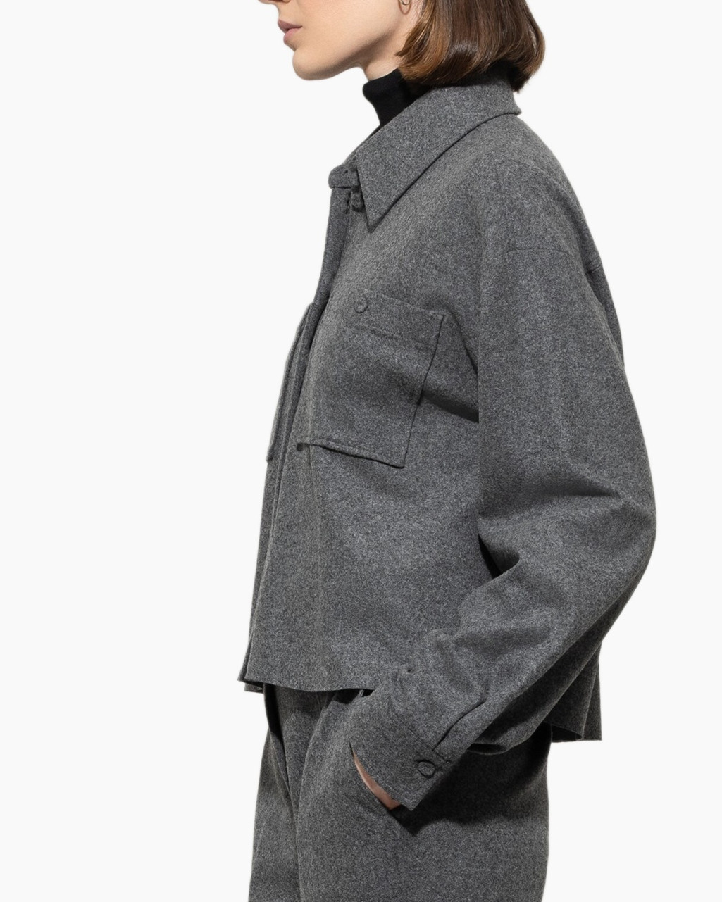 Blouse 228010/3309-0 Donker Grijs