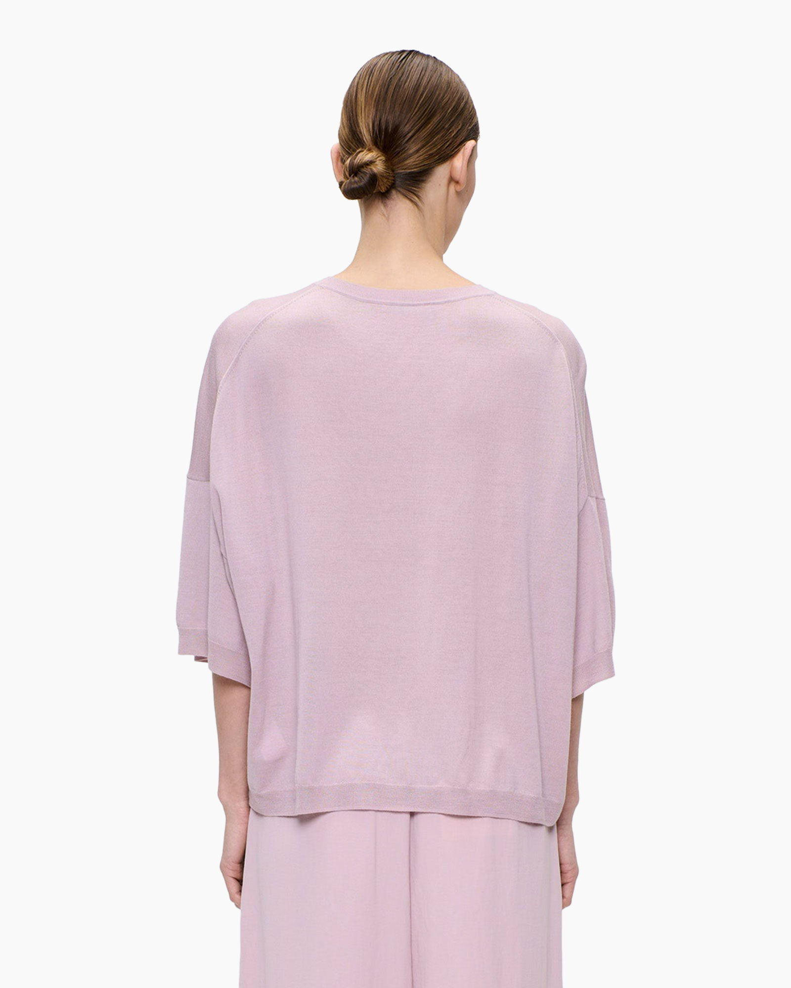 top, tunika, lila, trui, riem