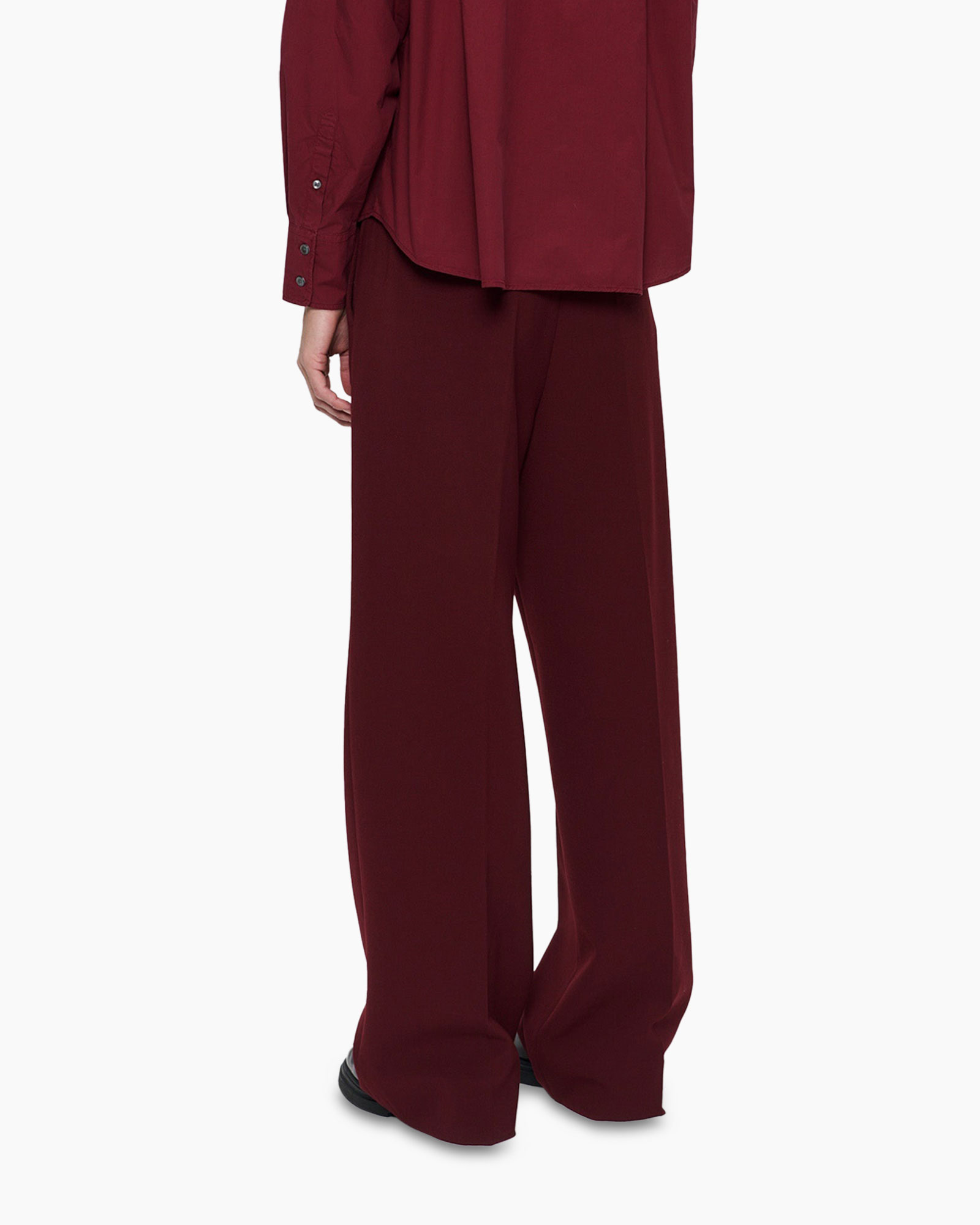 Pantalon Compact Stretch Kay Bordeaux