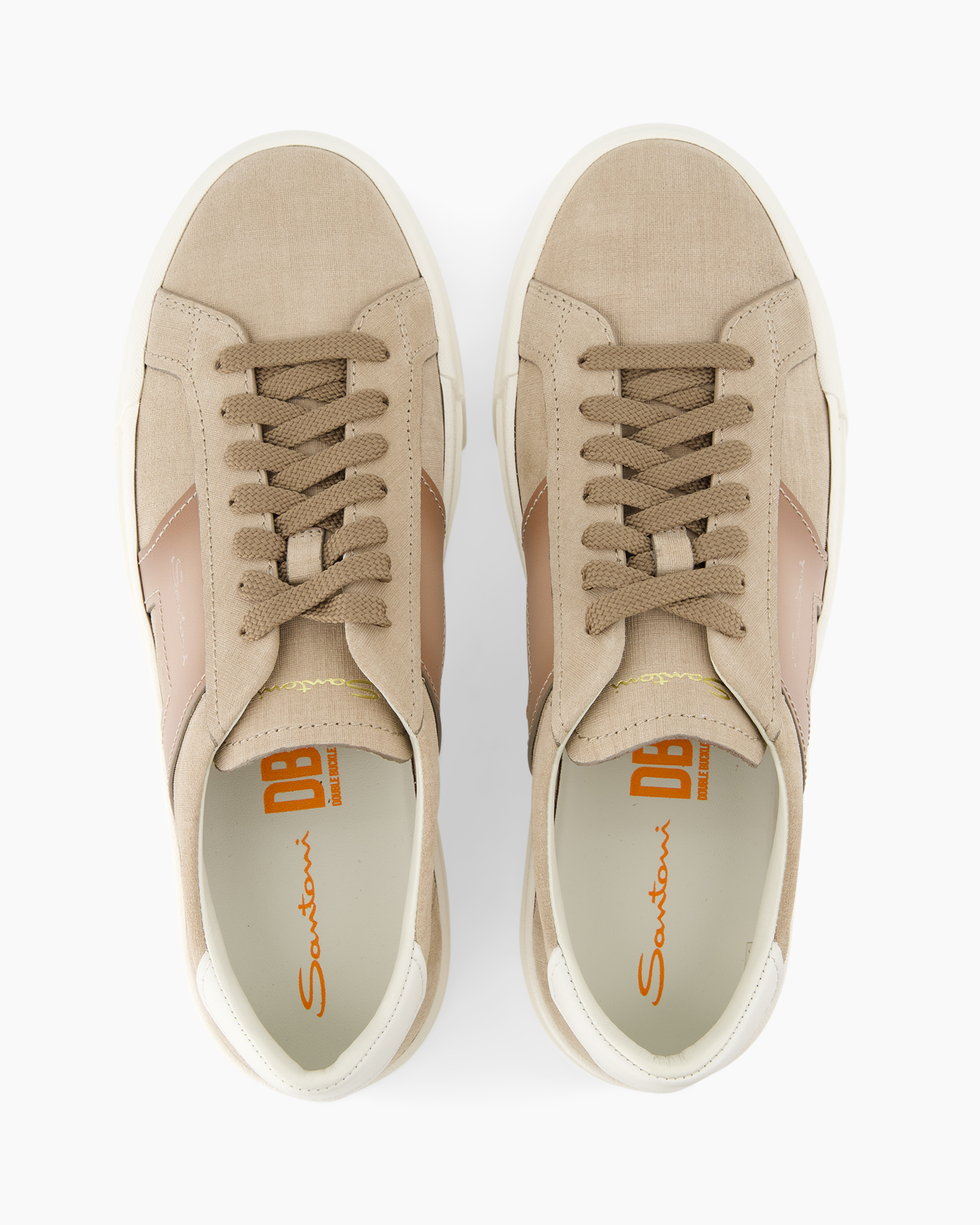 sneakers, beige, veterschoen, canvas, laag-schoen