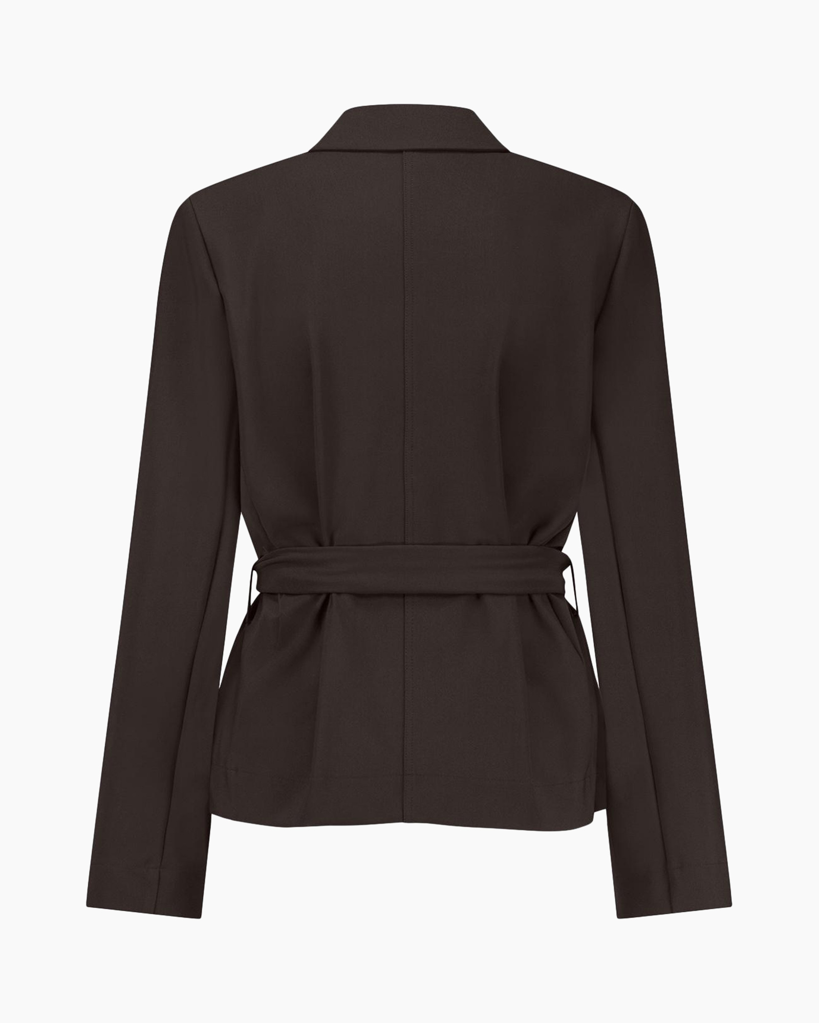 Blazer Lette Bonded Blazer Donker Bruin