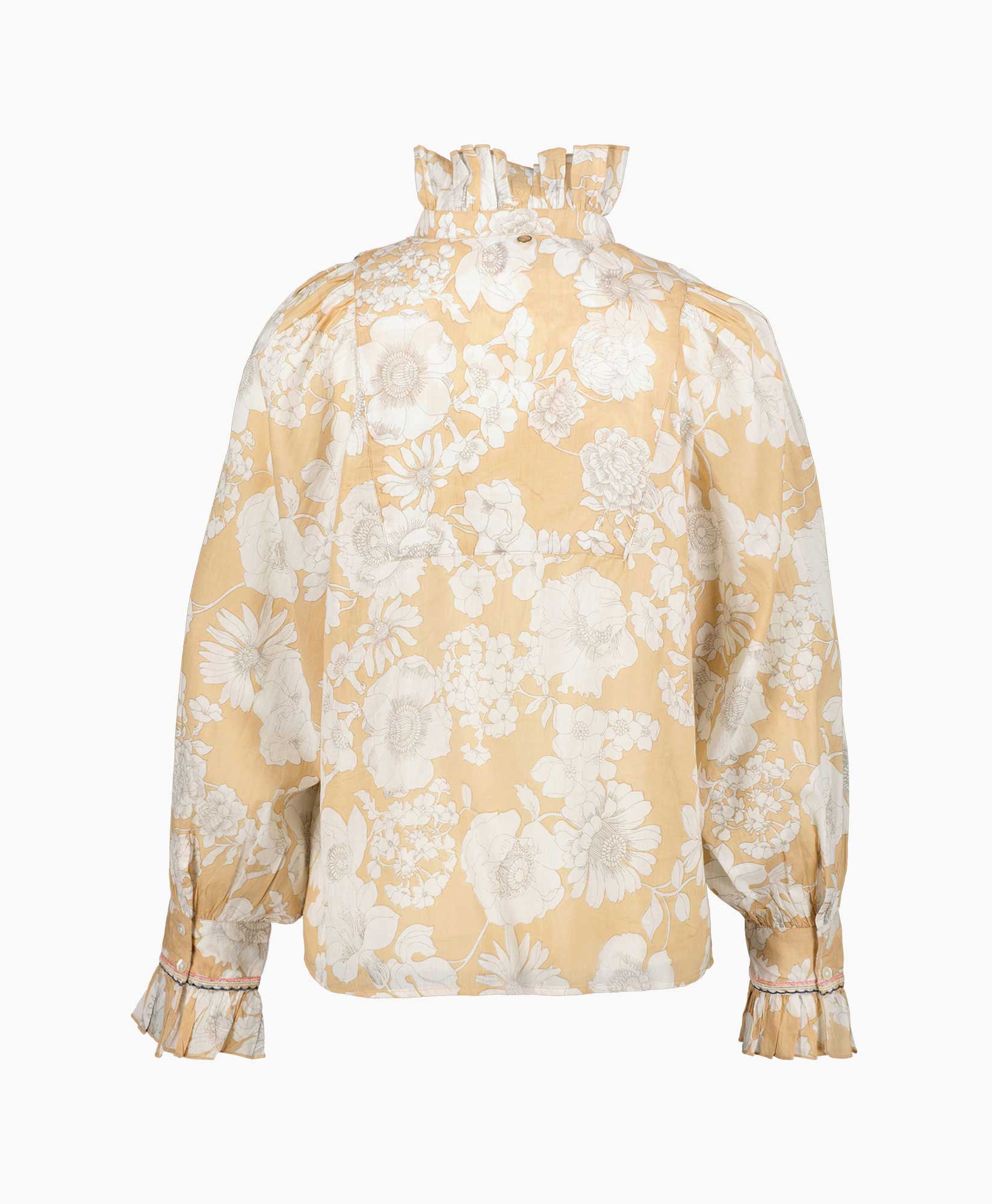 Antik Batik Blouse Peony1blo Beige