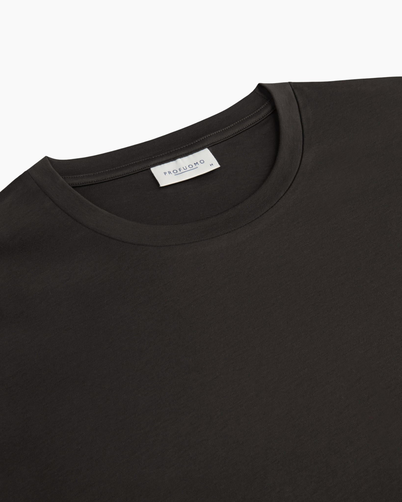 t-shirt, korte mouwen, effen, zwart, katoen