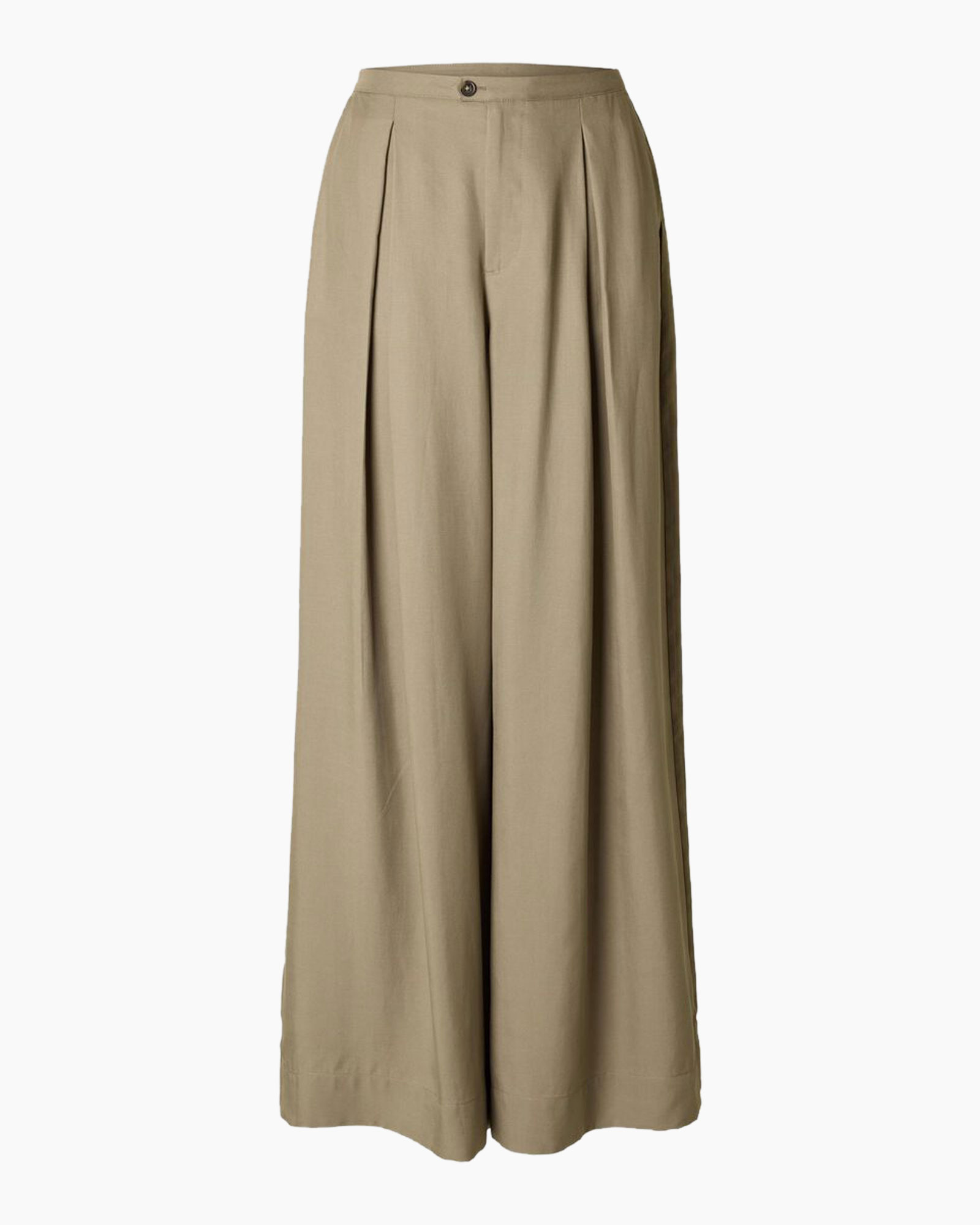 Broek Natuk Mw Wide Pant B Khaki