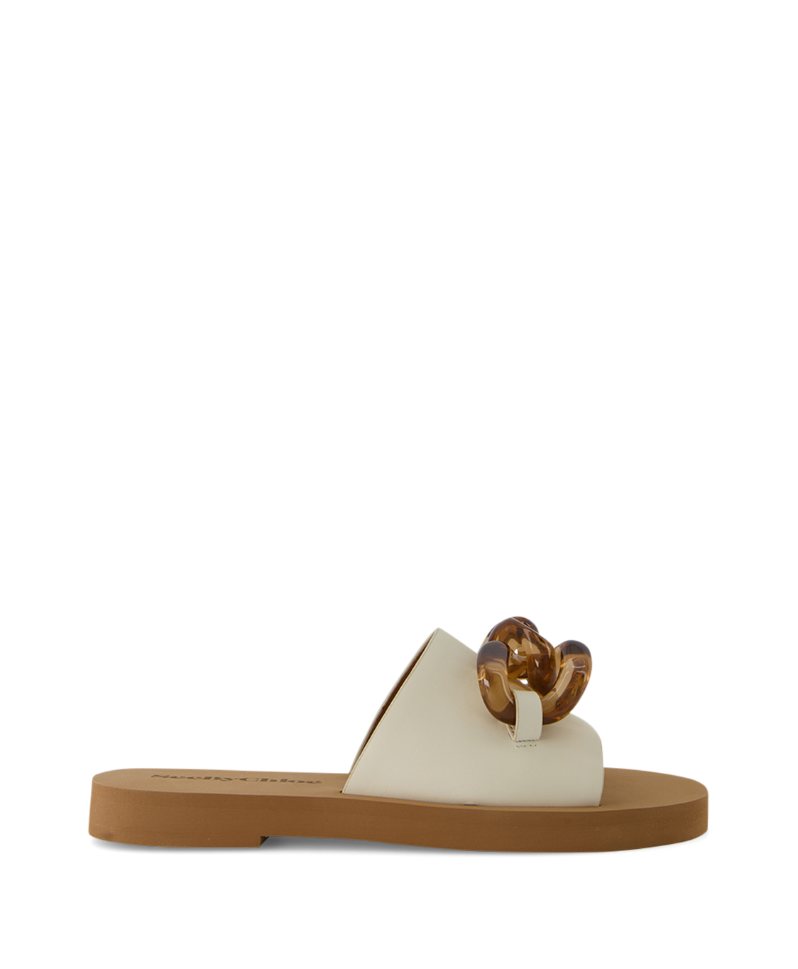 See Chloe Schoenen Slipper Sb38092a Beige