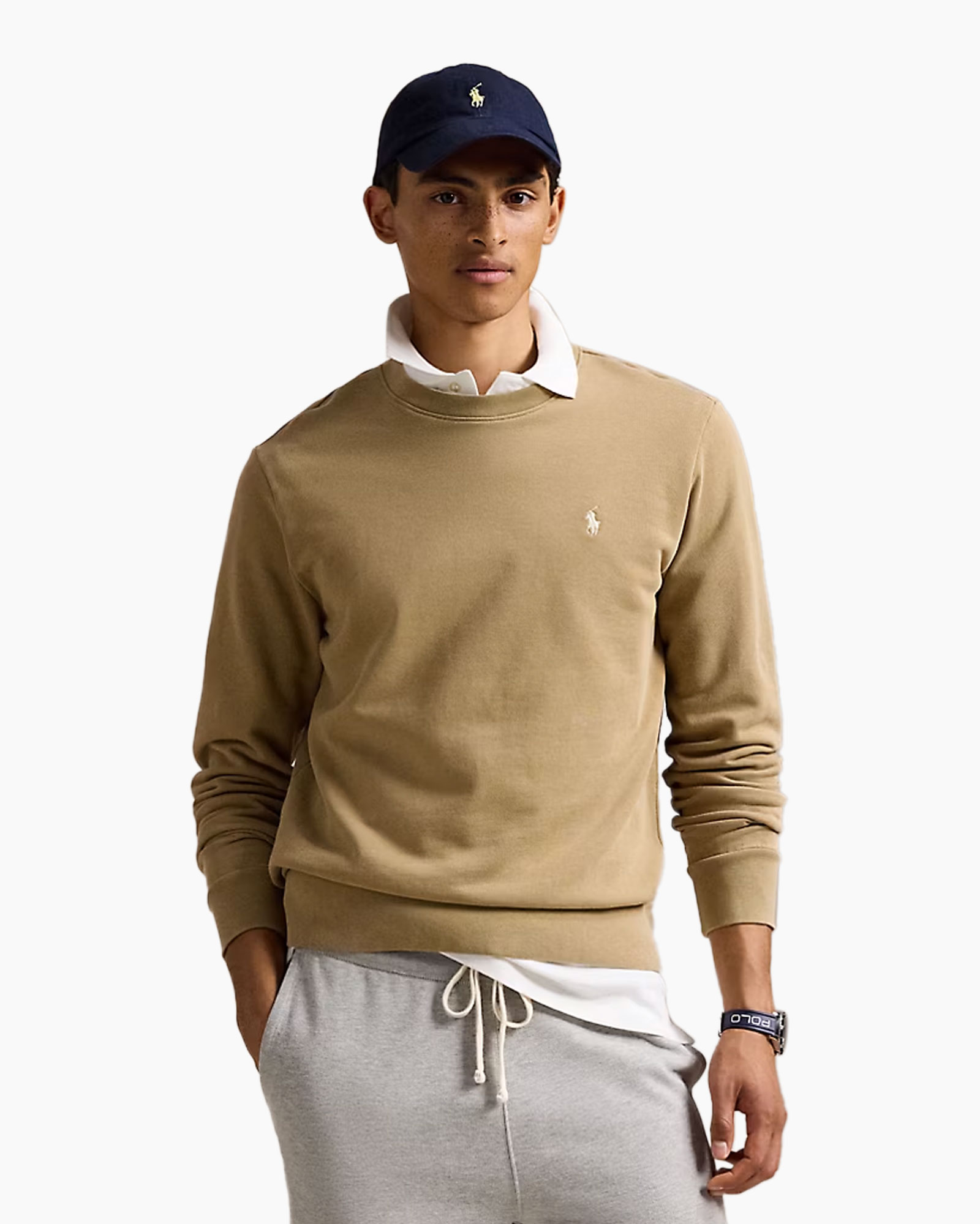 Sweater Loopback Terry Khaki