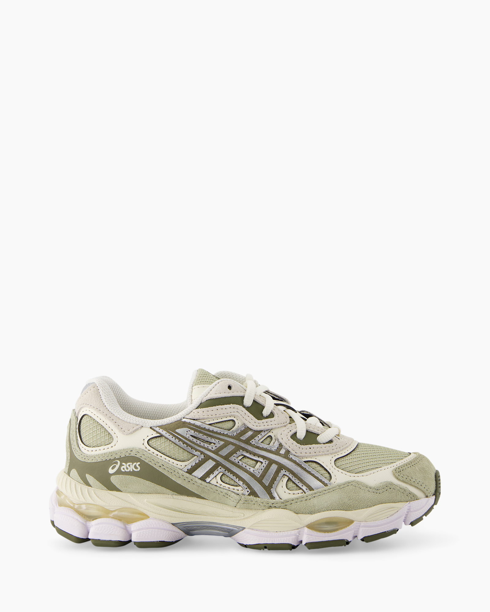 schoen, sneaker, hardloopschoen, mesh, olijfgroen