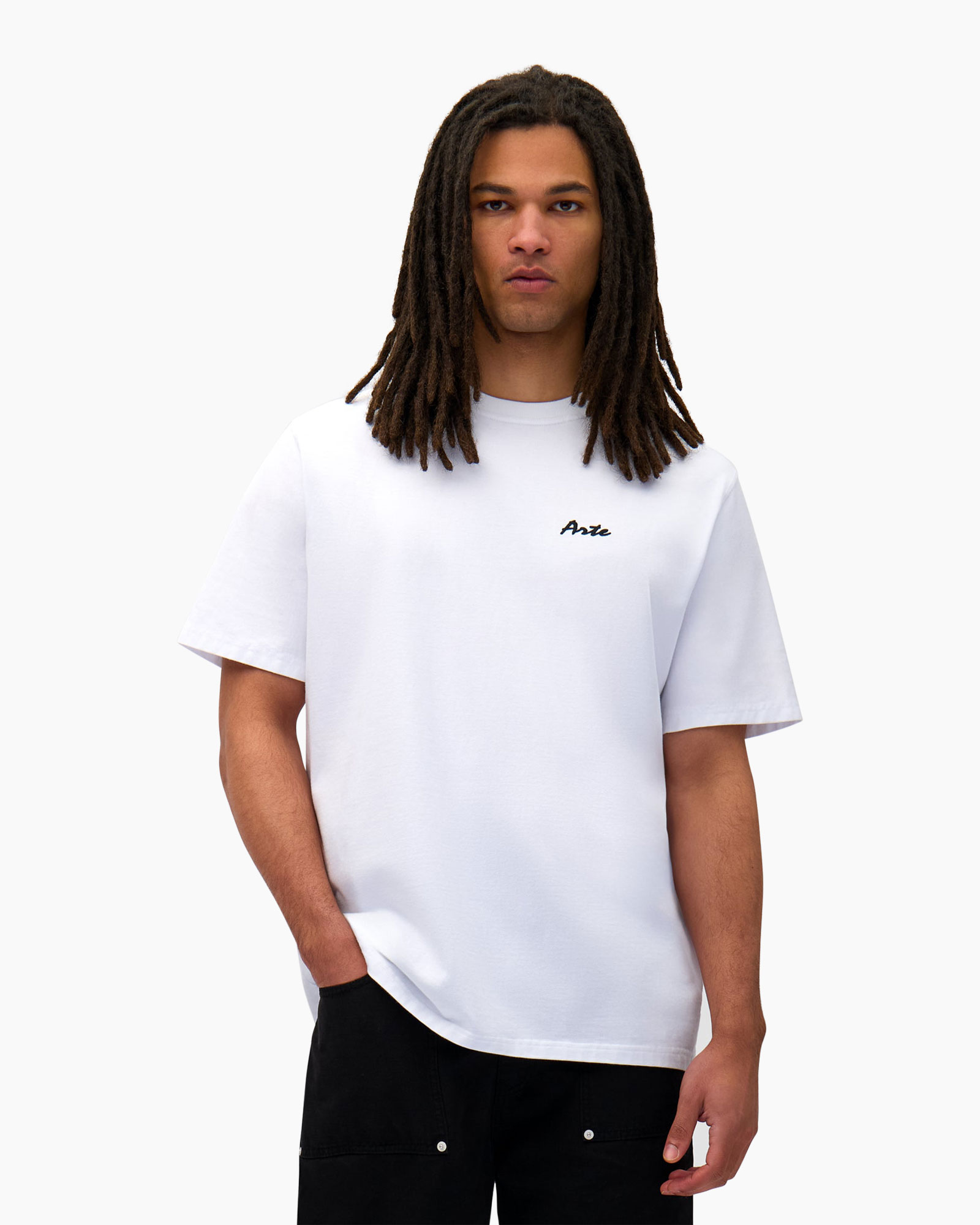 T-shirt Korte Mouw 4 Elemenets Print Tee Wit