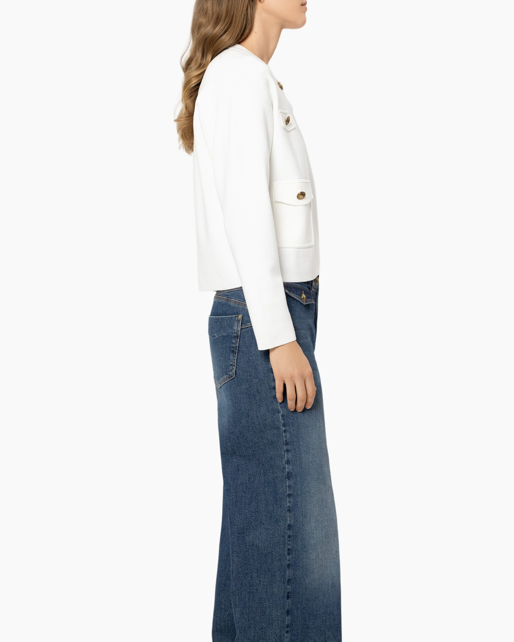 Pants, Coat, Long Sleeve, Jeans, Sweater