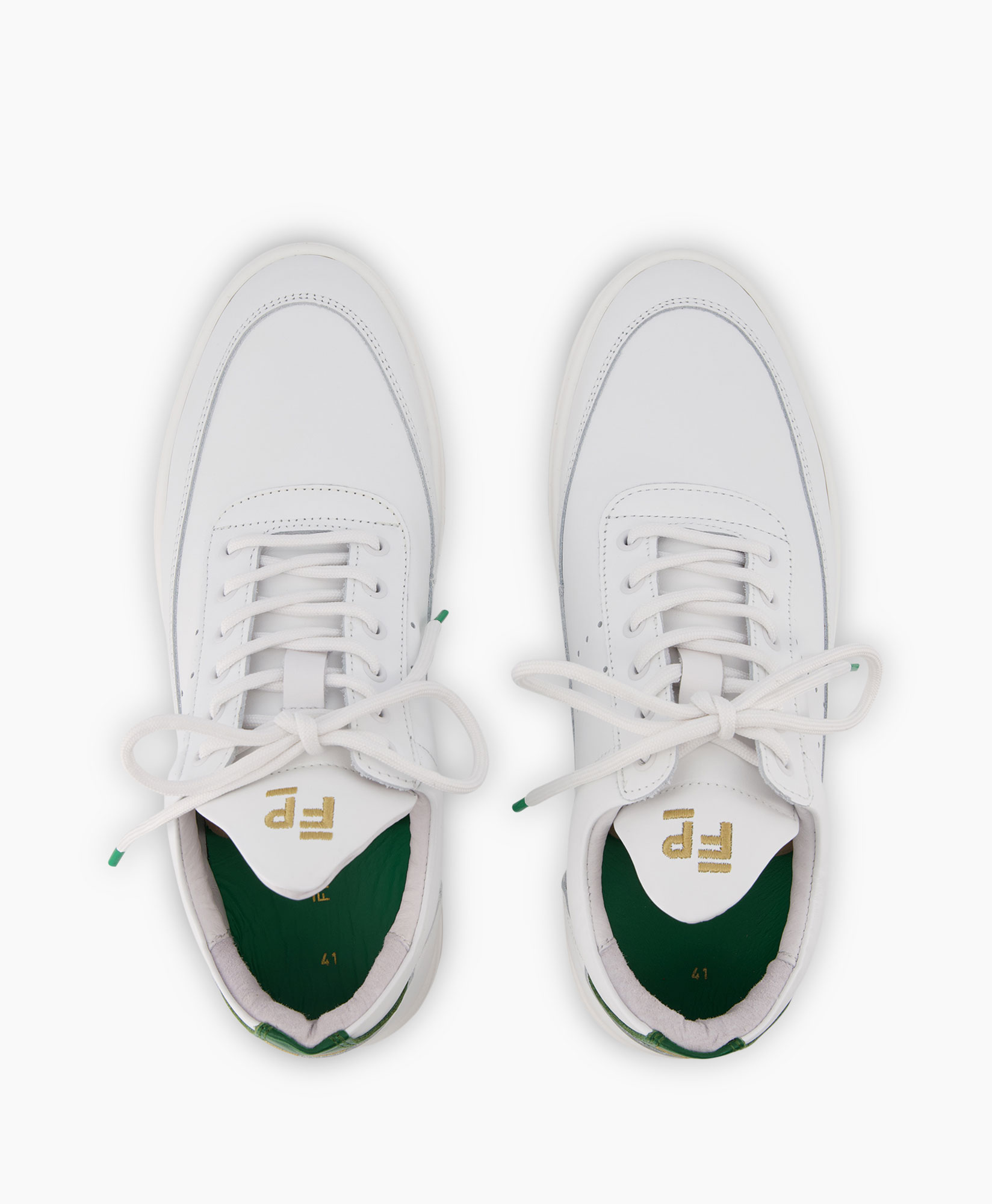 Sneaker Low Top Blanco Groen