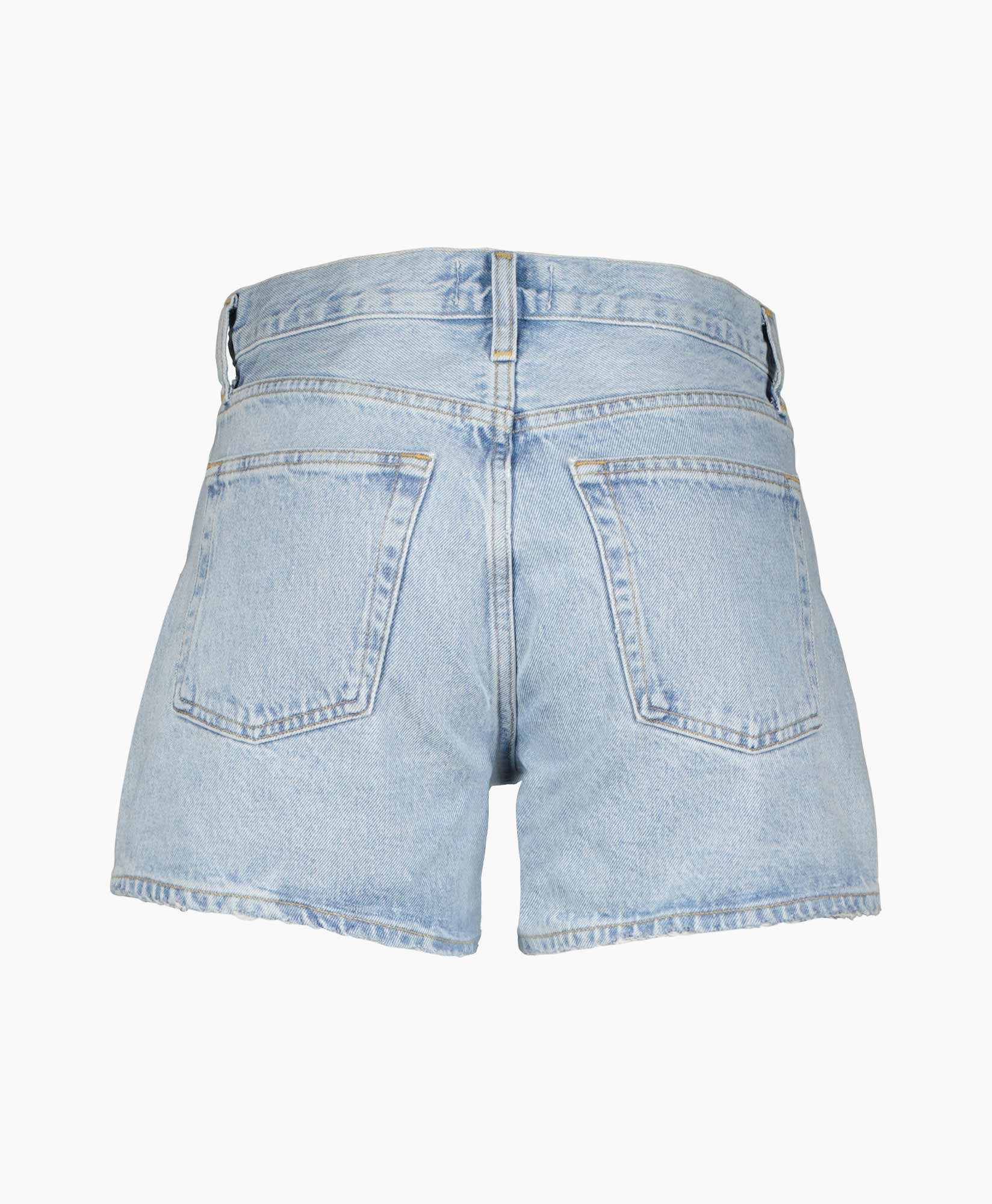 Agolde Korte Broek Parker Long Short Blauw