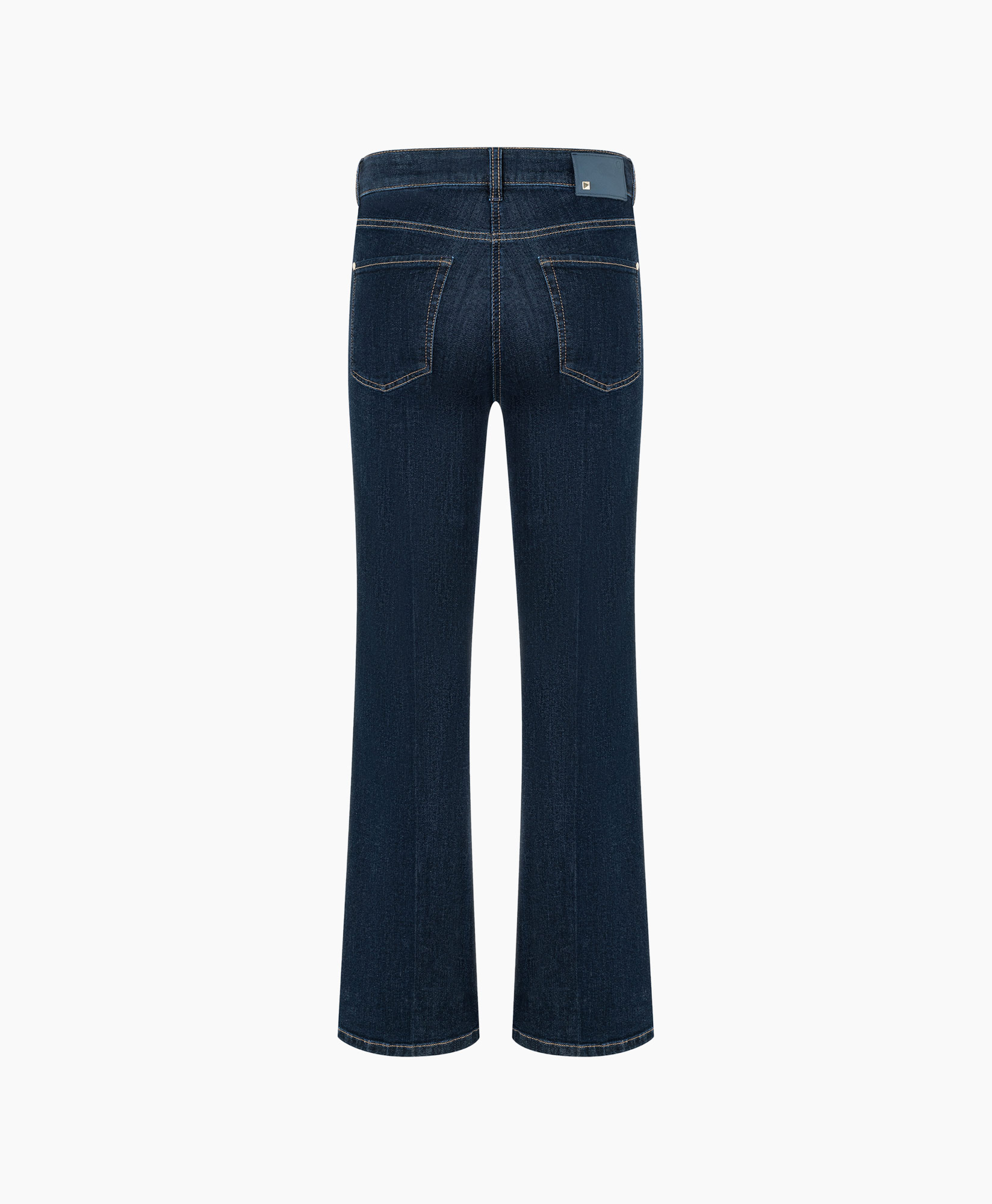 Jeans Paris Flared Highrise Stretch Donker Blauw