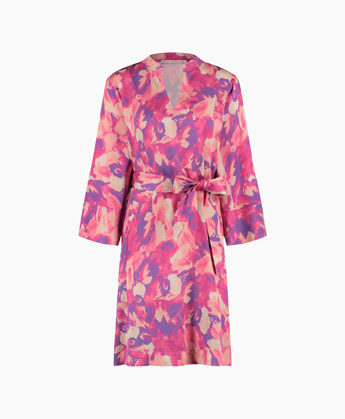 Studio Anneloes Jurk Phileine Satin Aquarel Dress COMBO L