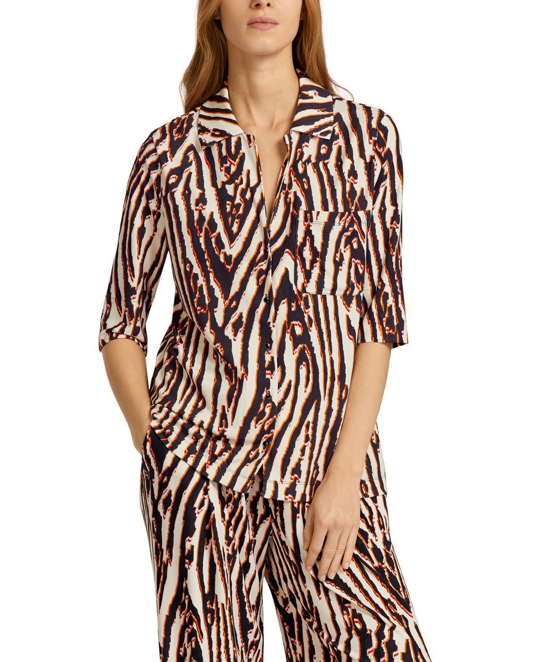 Marccain Collectie Blouse Uc 51.34 J73 Cyclaam