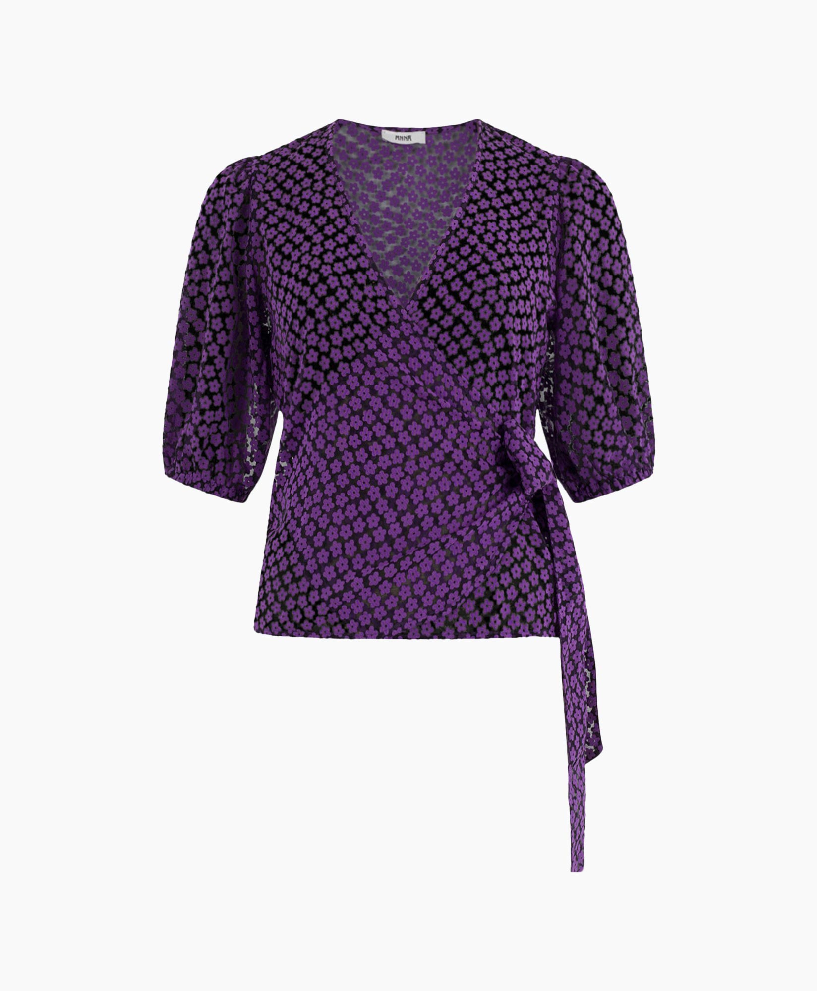Anna Van Toor Blouse 32a05-03288 Paars