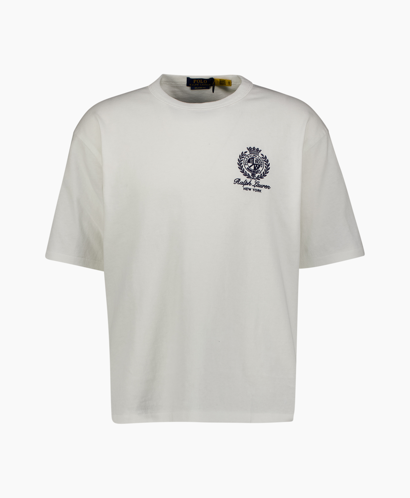 t-shirt, korte mouwen, wit, logo, embleem