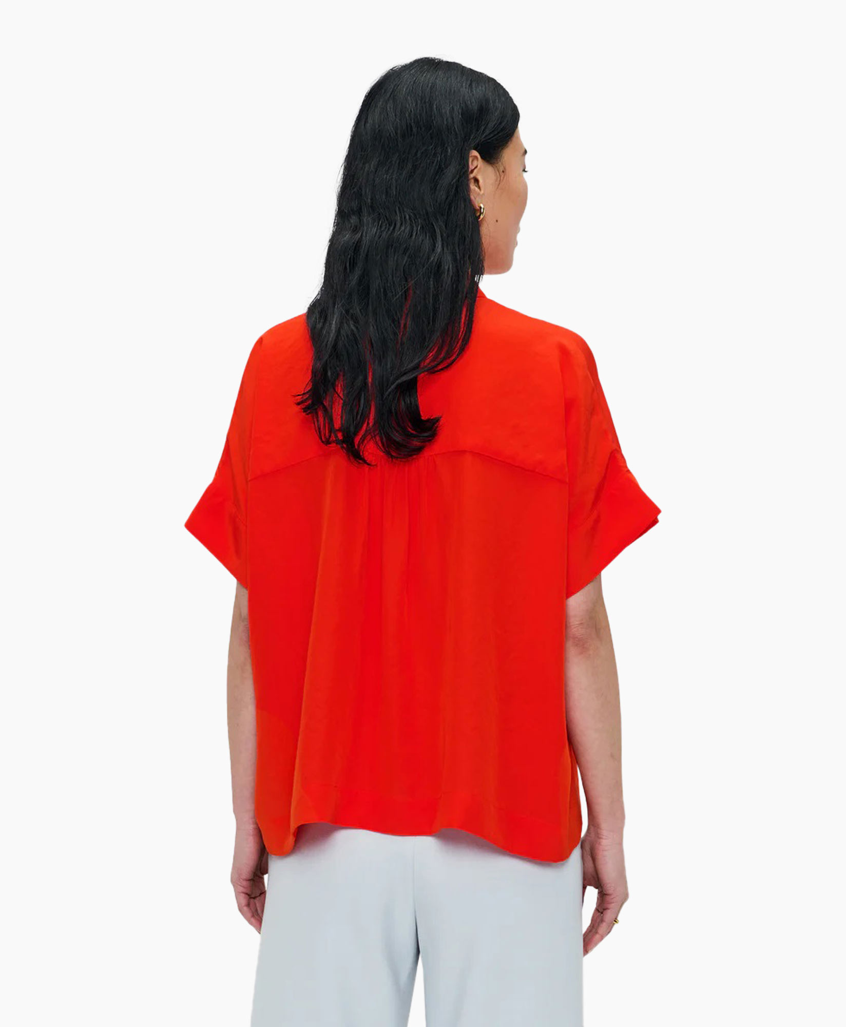 Blouse Techno Silk Rood