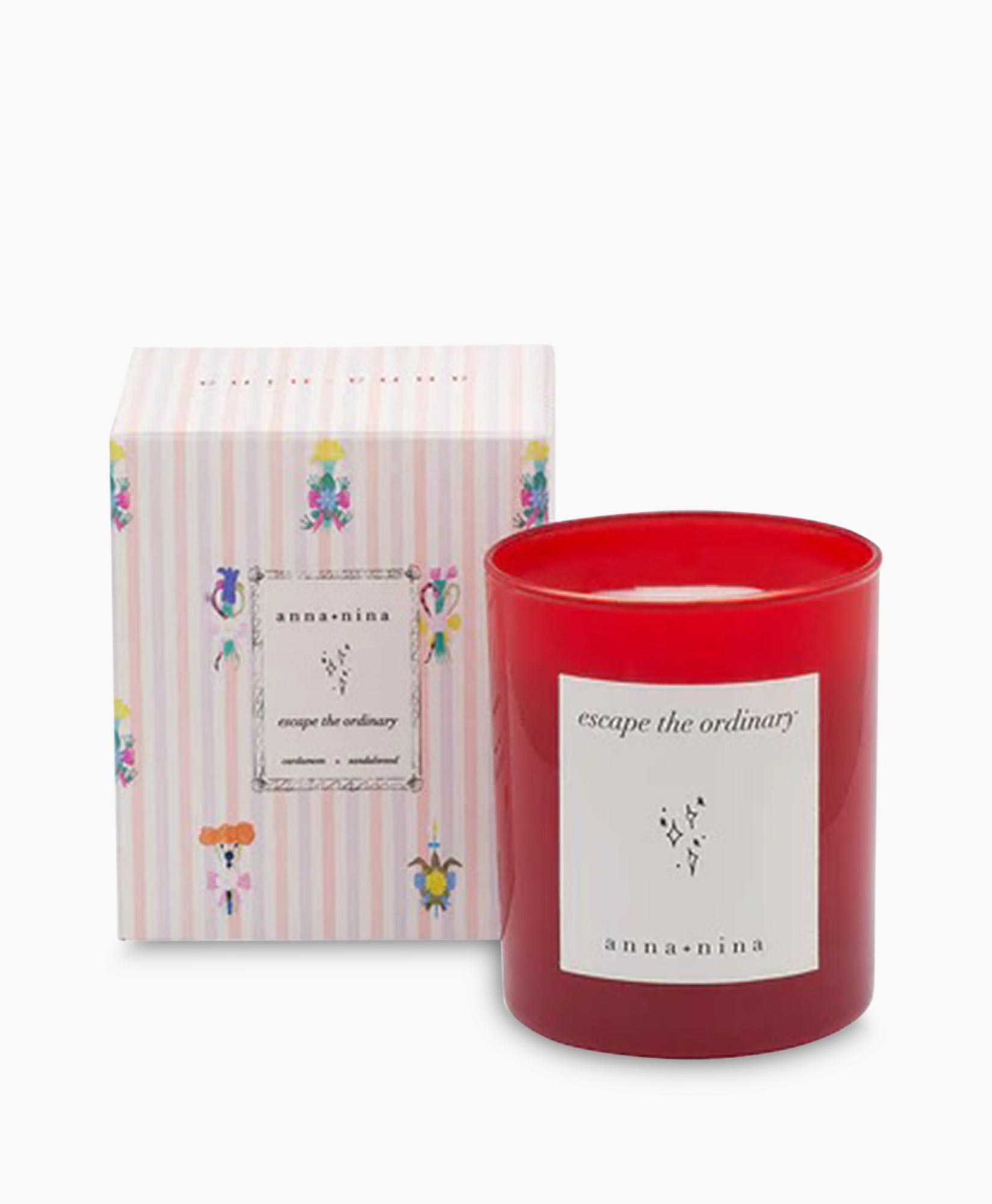 Anna+nina Kaars Escape The Ordinary Scented Candle Rood