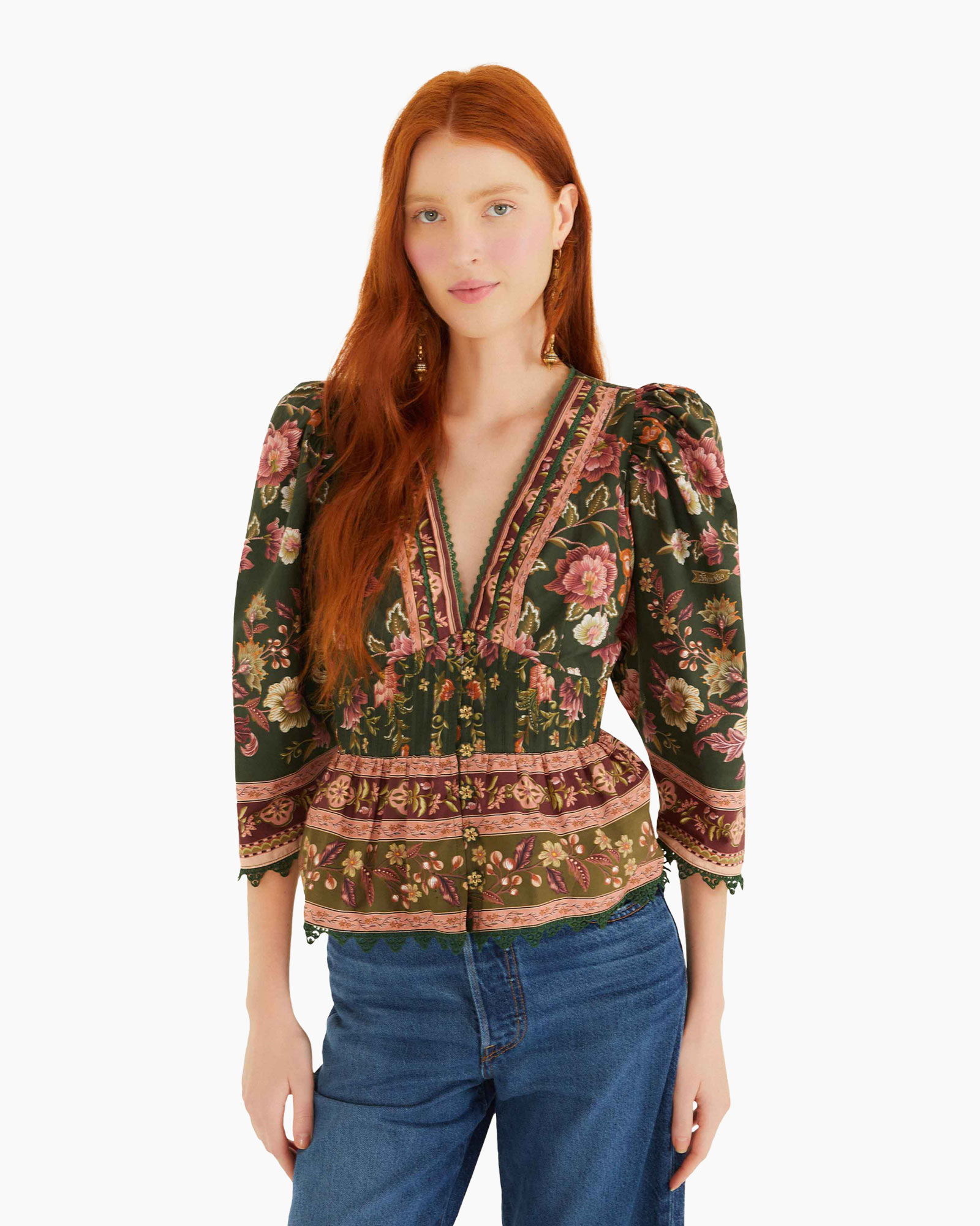 Blouse Flowering Garden Tree Groen