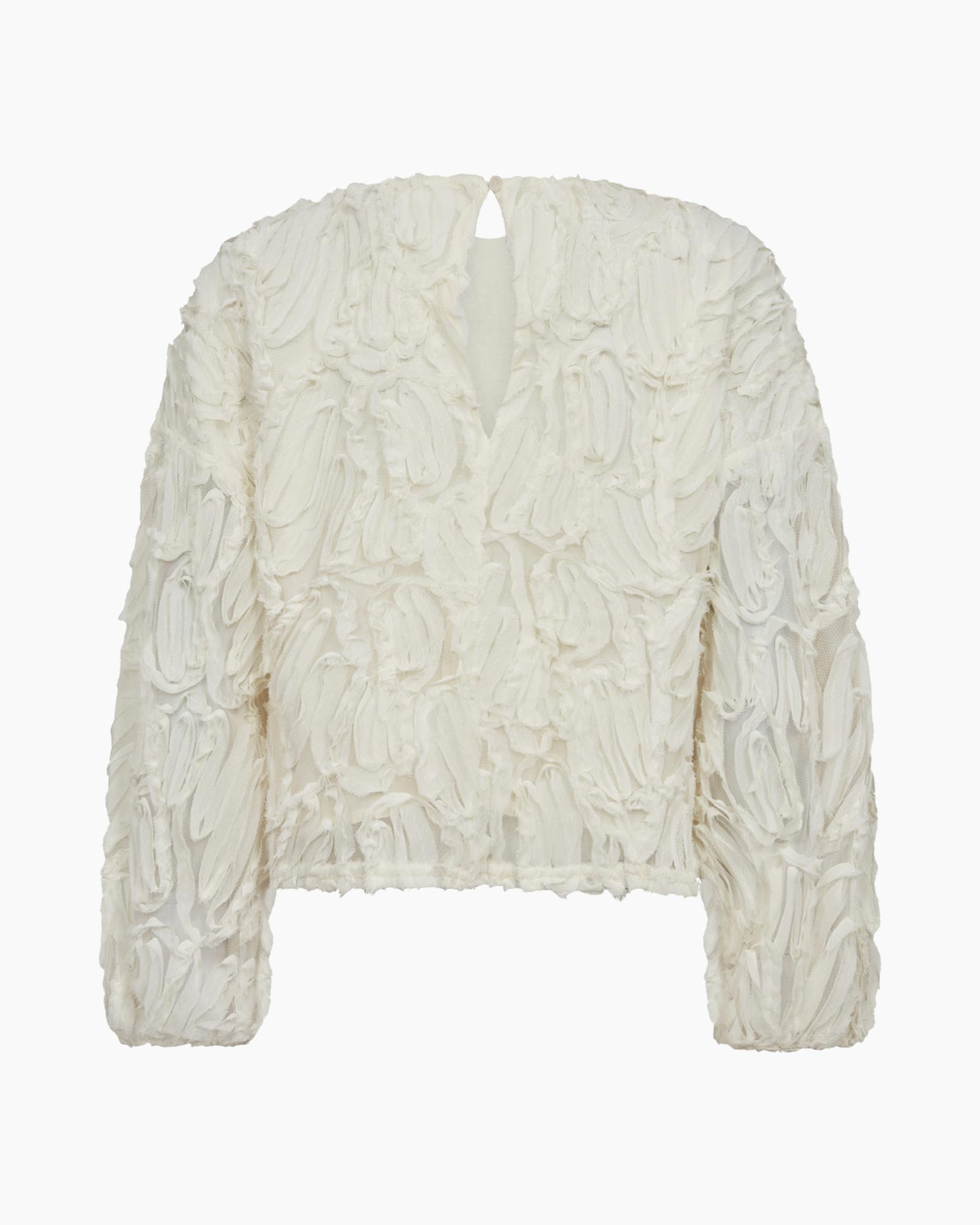 Blouse Shaniacc Fluffy Blouse Off White