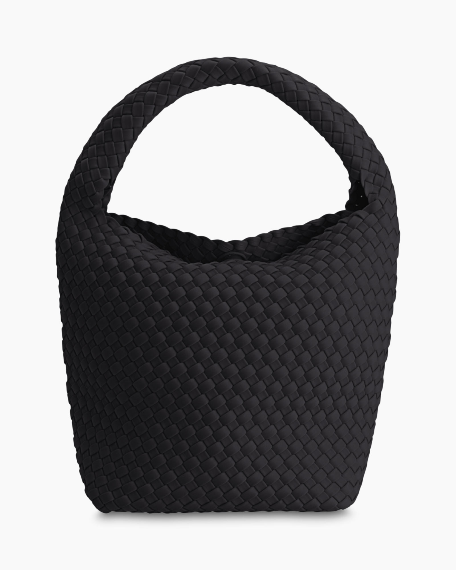 Schouder/hand Tas Bucket Zwart