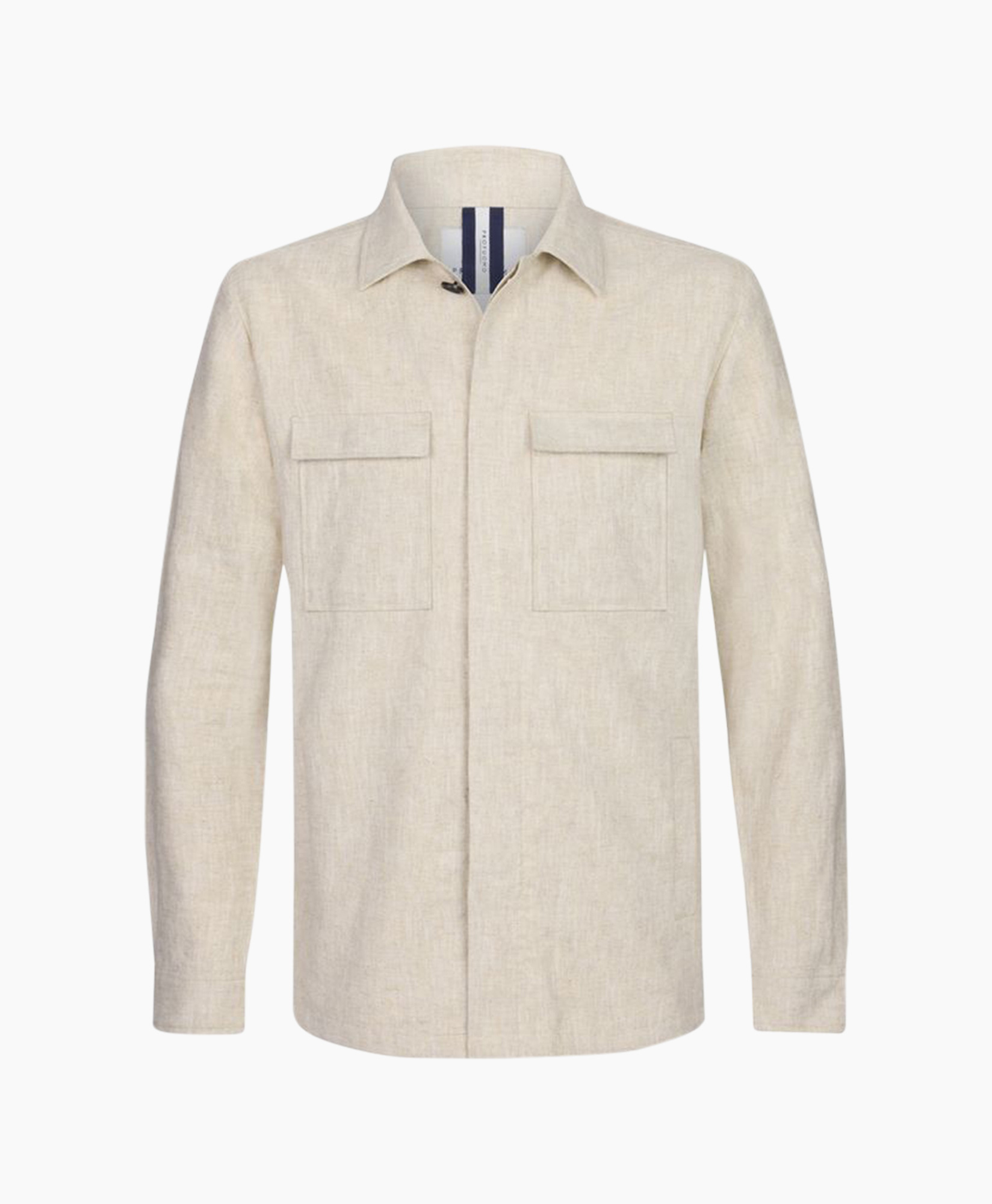 Overshirt Cotton Linen Beige