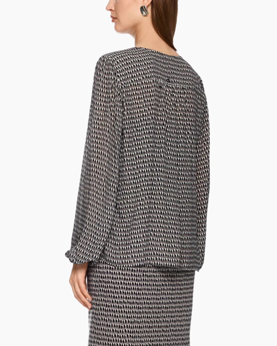 Blouse Zc 51.26 W76 midden grijs