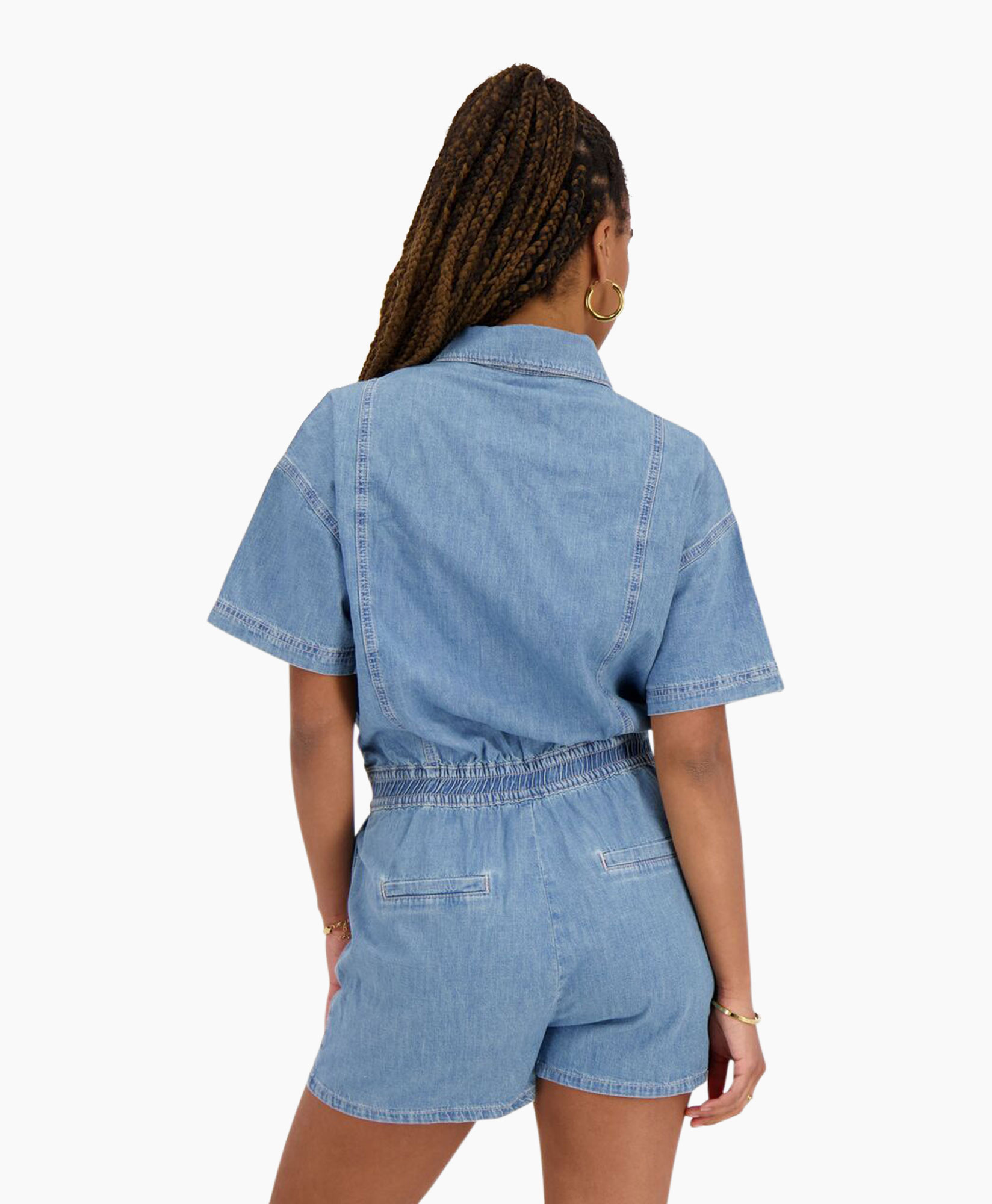 Jumpsuit Mj10698 Blauw
