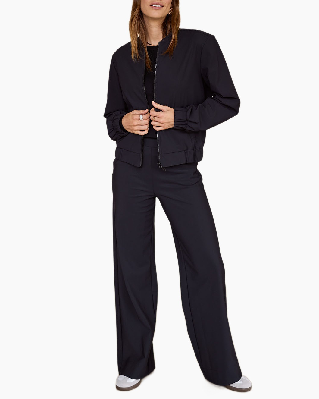 Jack Benja Bomber Jacket Licht Grijs