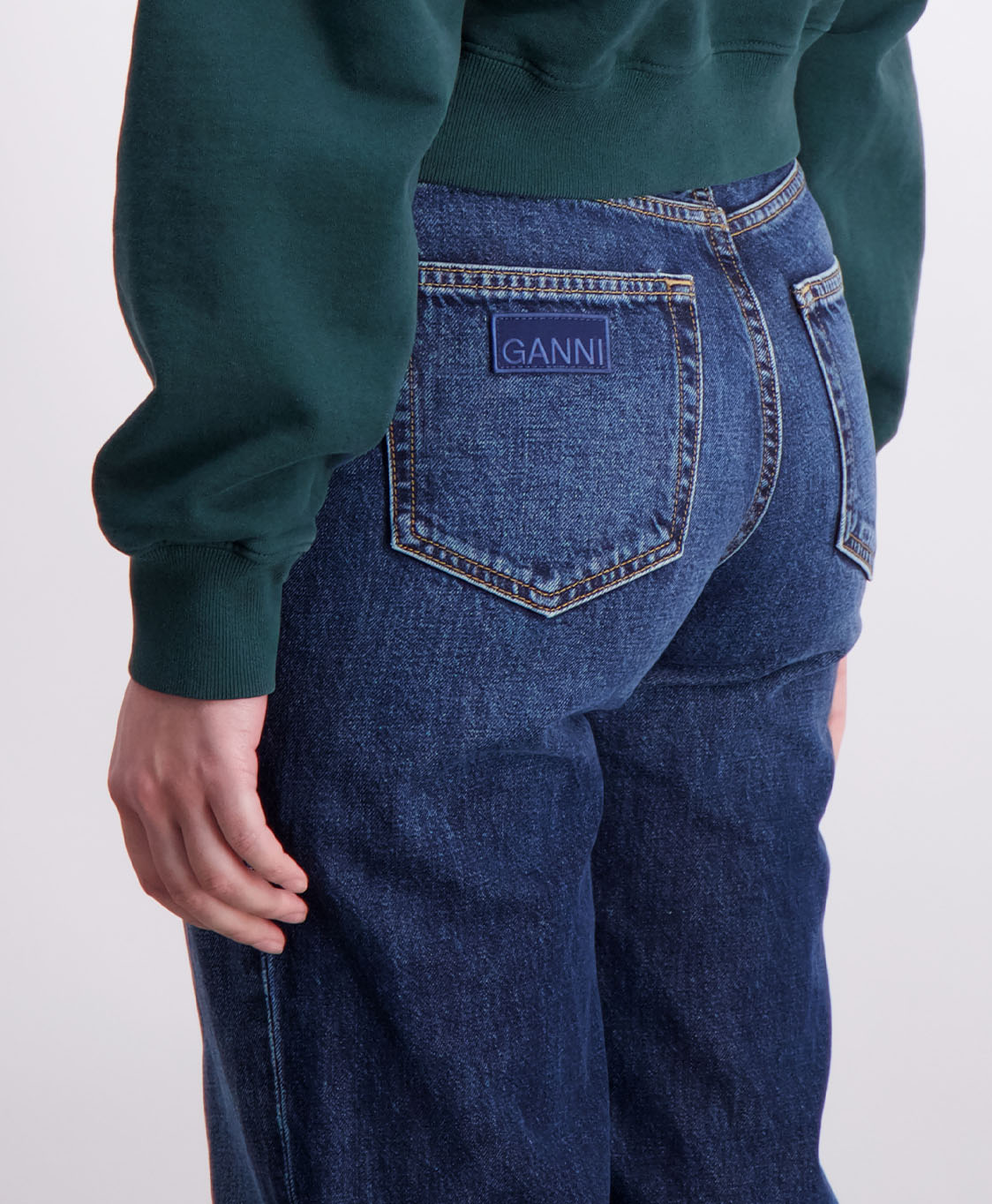 Ganni Jeans J1294 Blauw