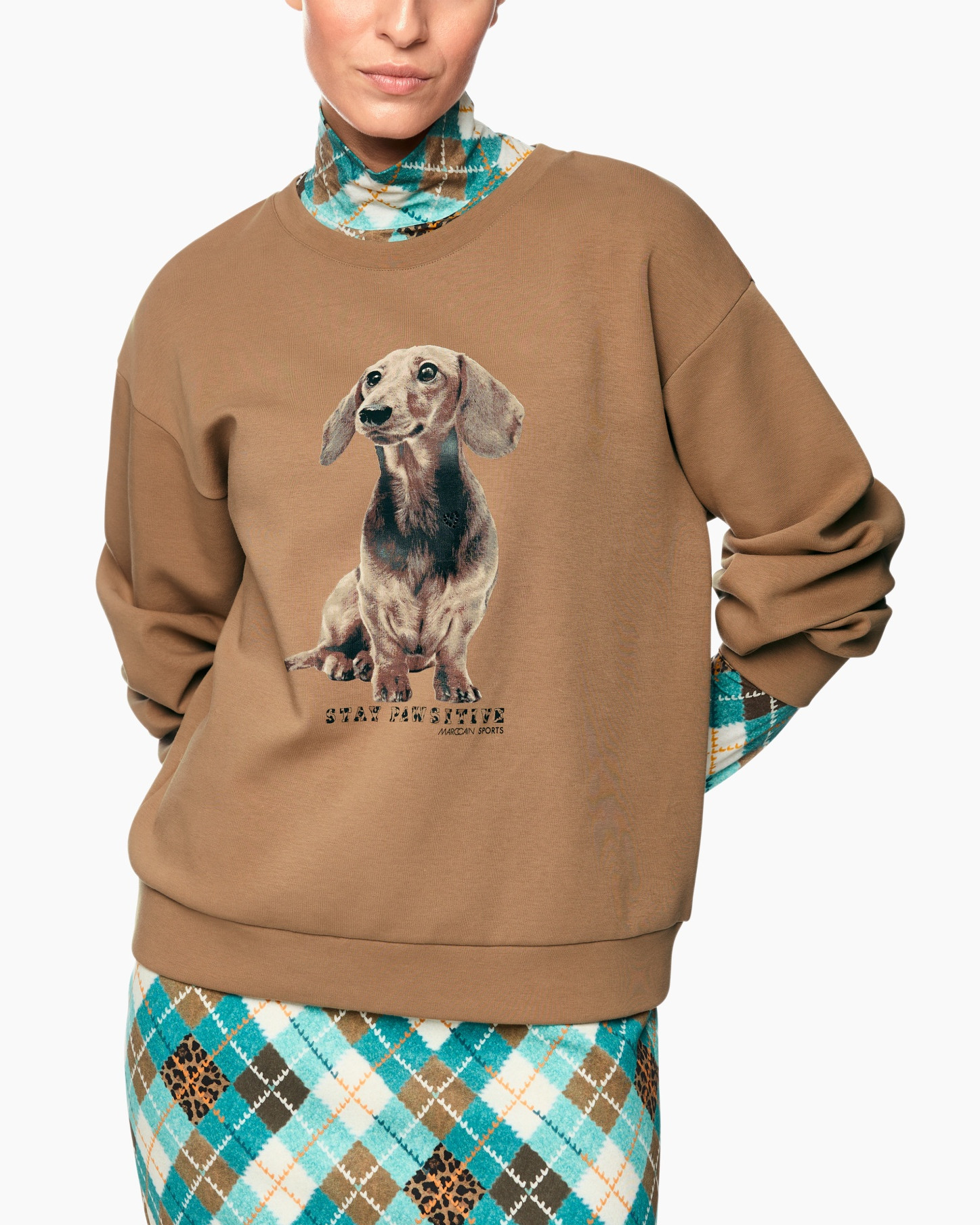 Trui Zs 44.12 J09 Bruin dessin