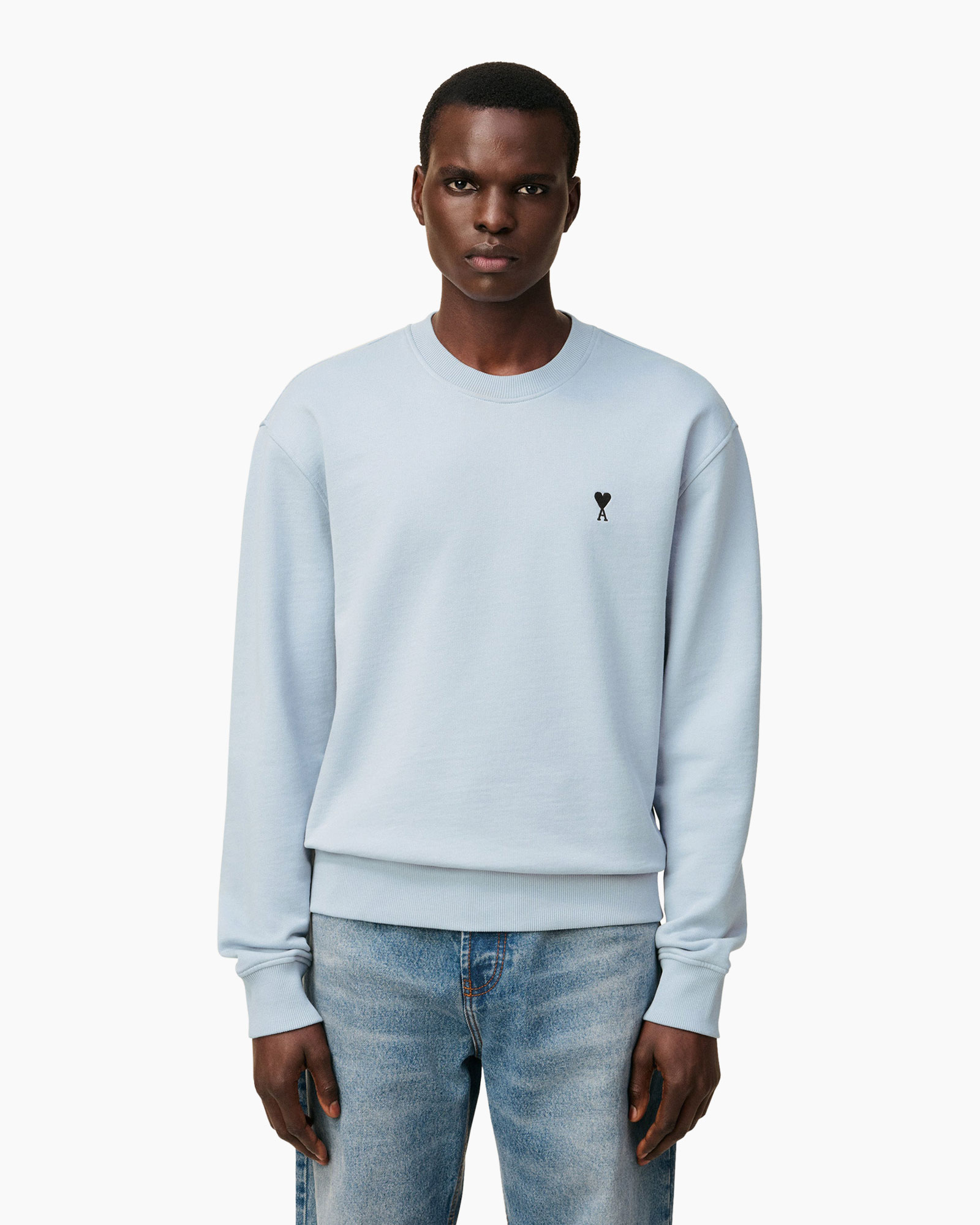 Gebreide Trui Adc Hsw763 Molleton Licht Blauw