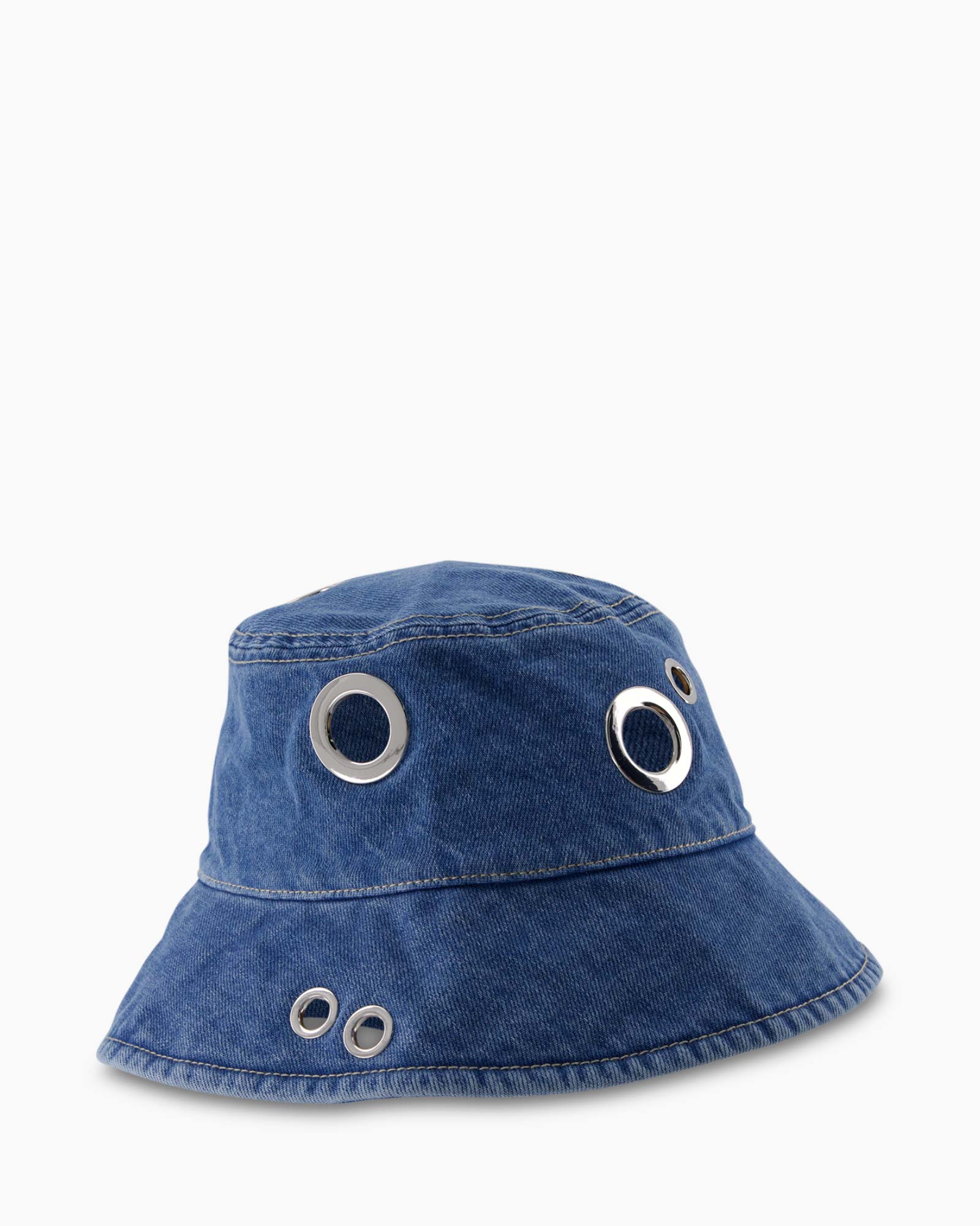 Hoed Bucket Hat midden blauw