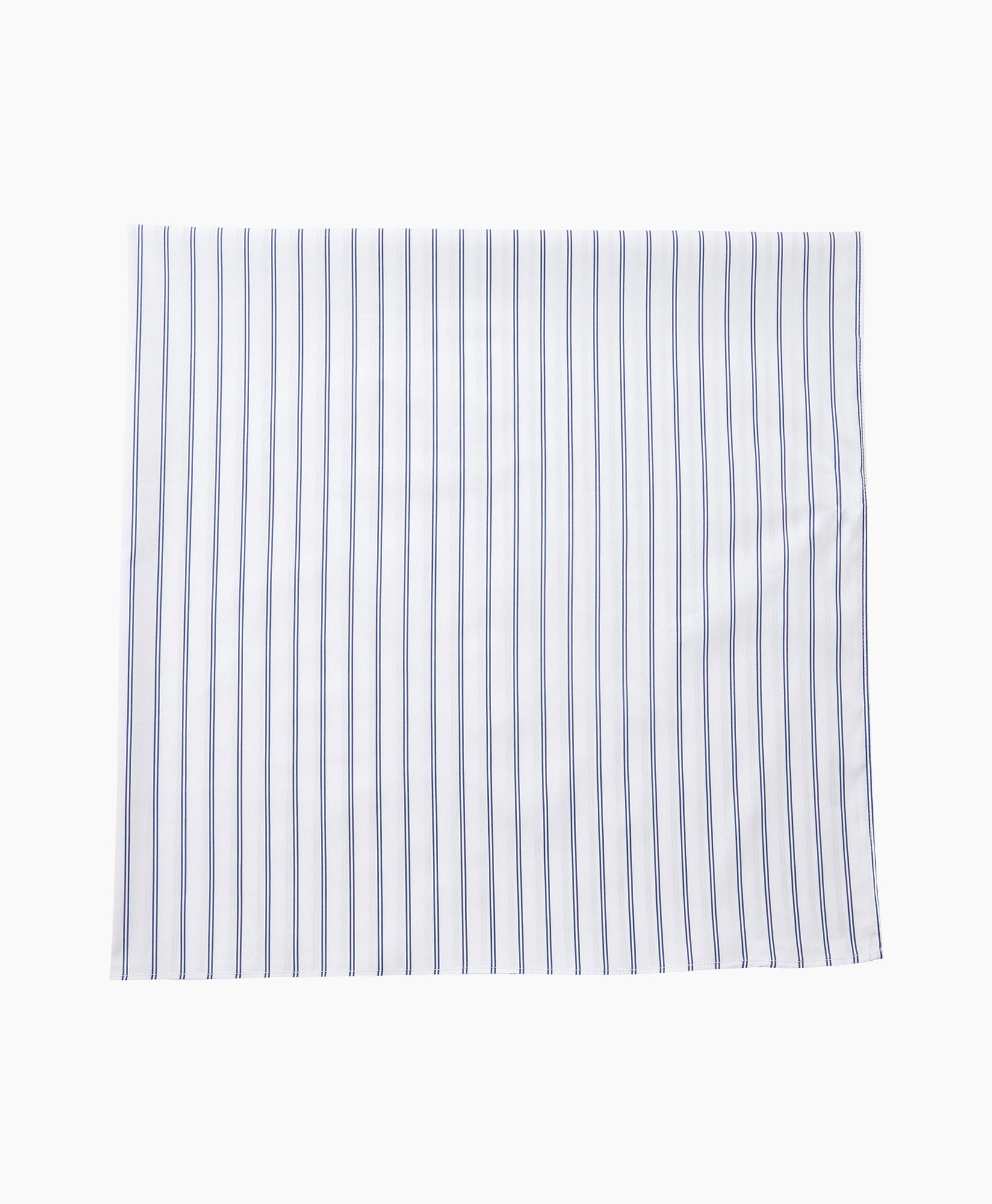 Sjaal, Streep, Wit, Navy, Polyester