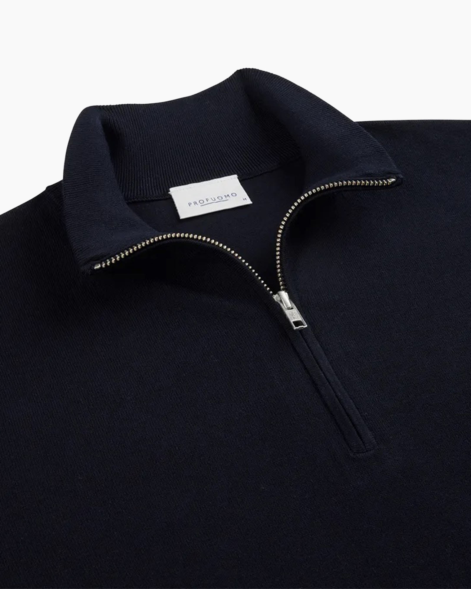 Pullover Halfzip Navy Donker Blauw
