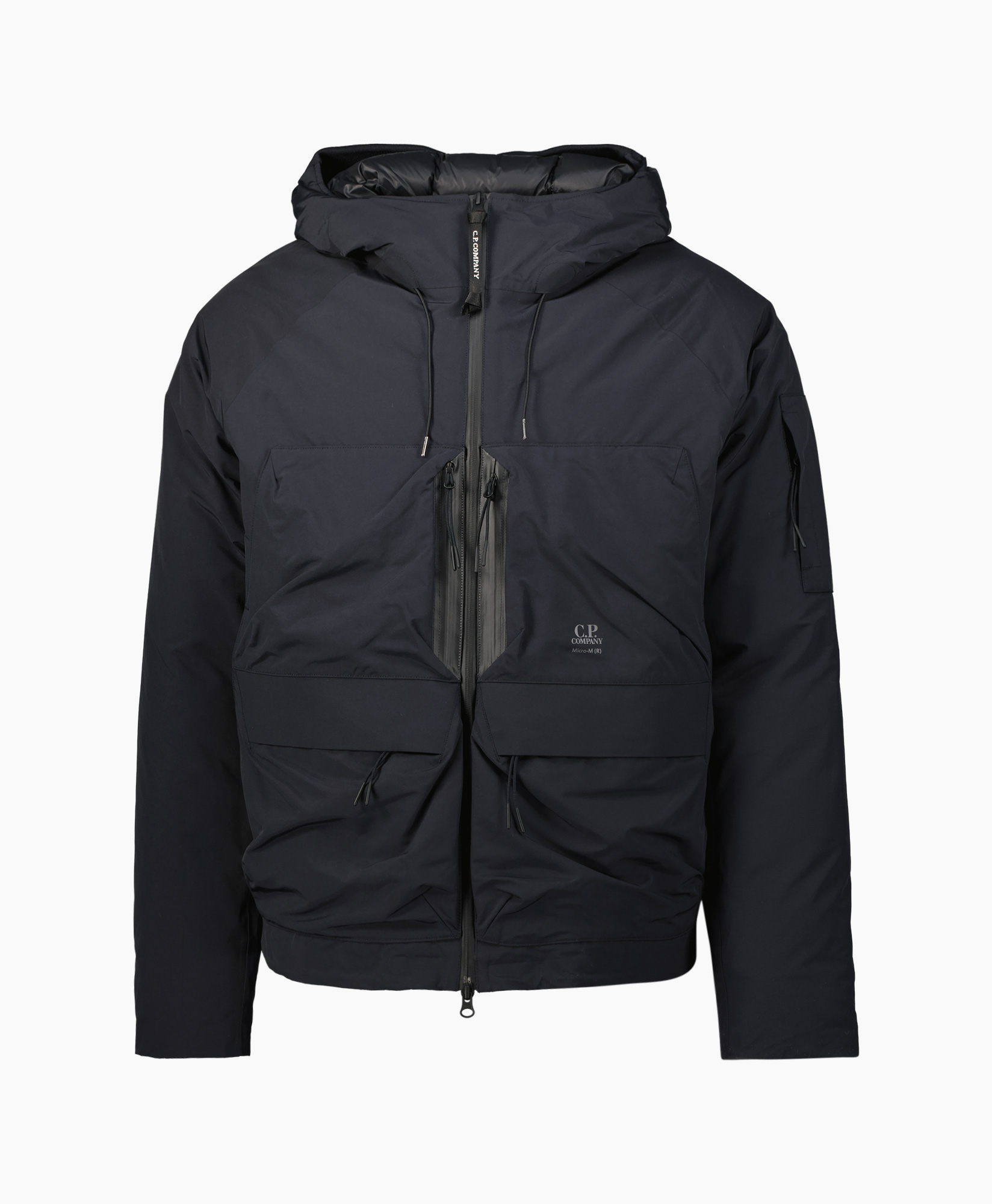 Cp Company Jack Micro-m (r) Hooded Down Zwart