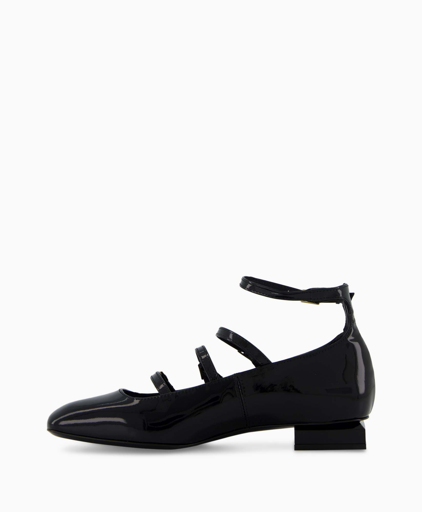 Loafer Angie L Straps Zwart