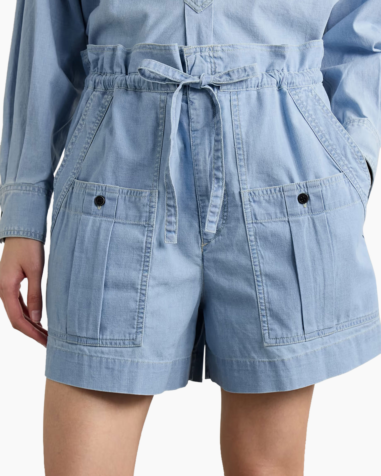 Korte Broek Valdina-gc Licht Blauw