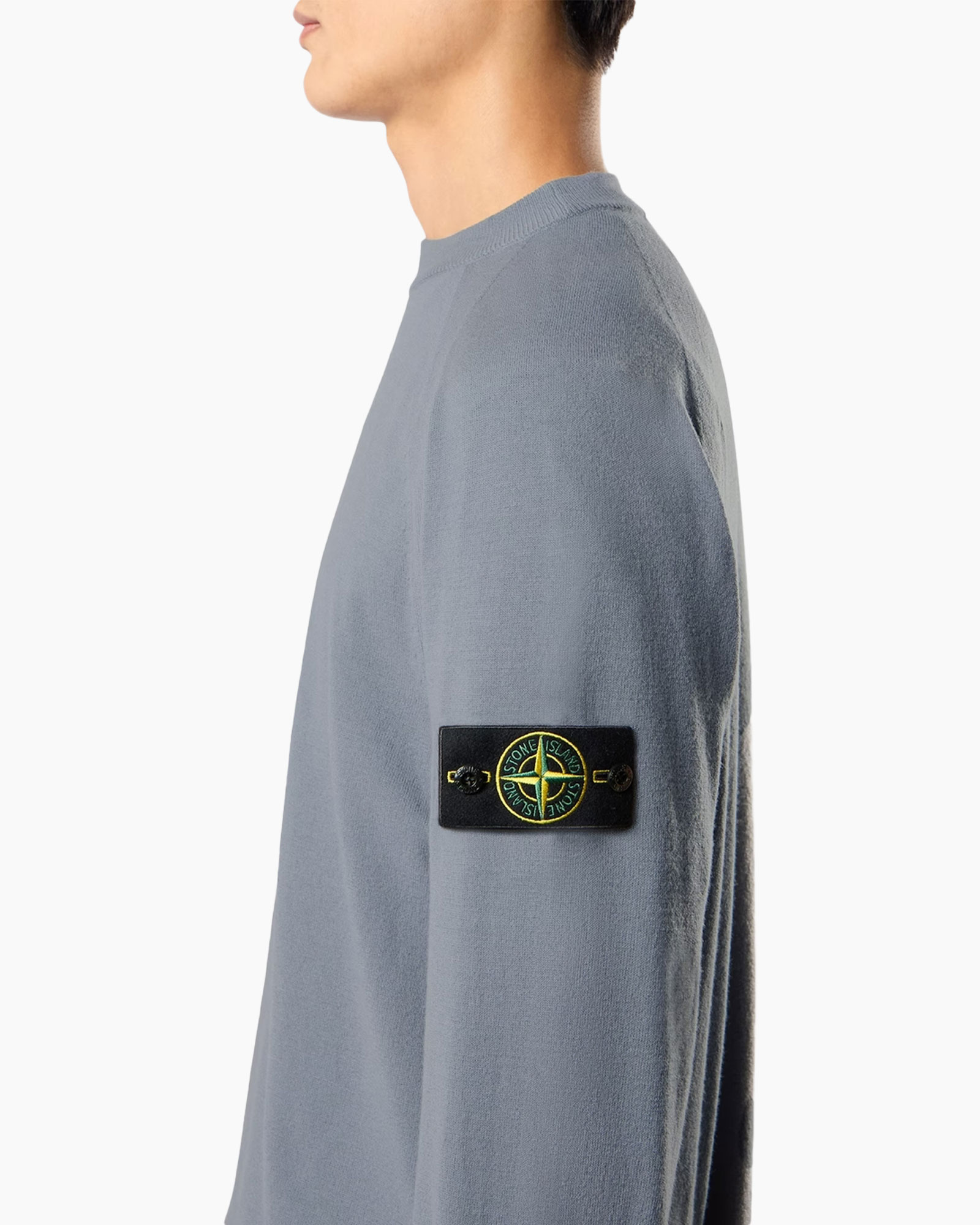 crewover, langermouwen, pullover, lichtblauw, eenvoudig