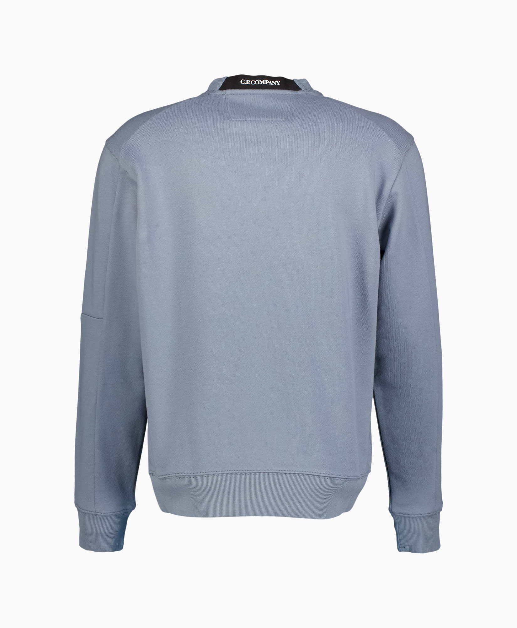 Sweater Diagnanal Fleece Crewneck Grijs